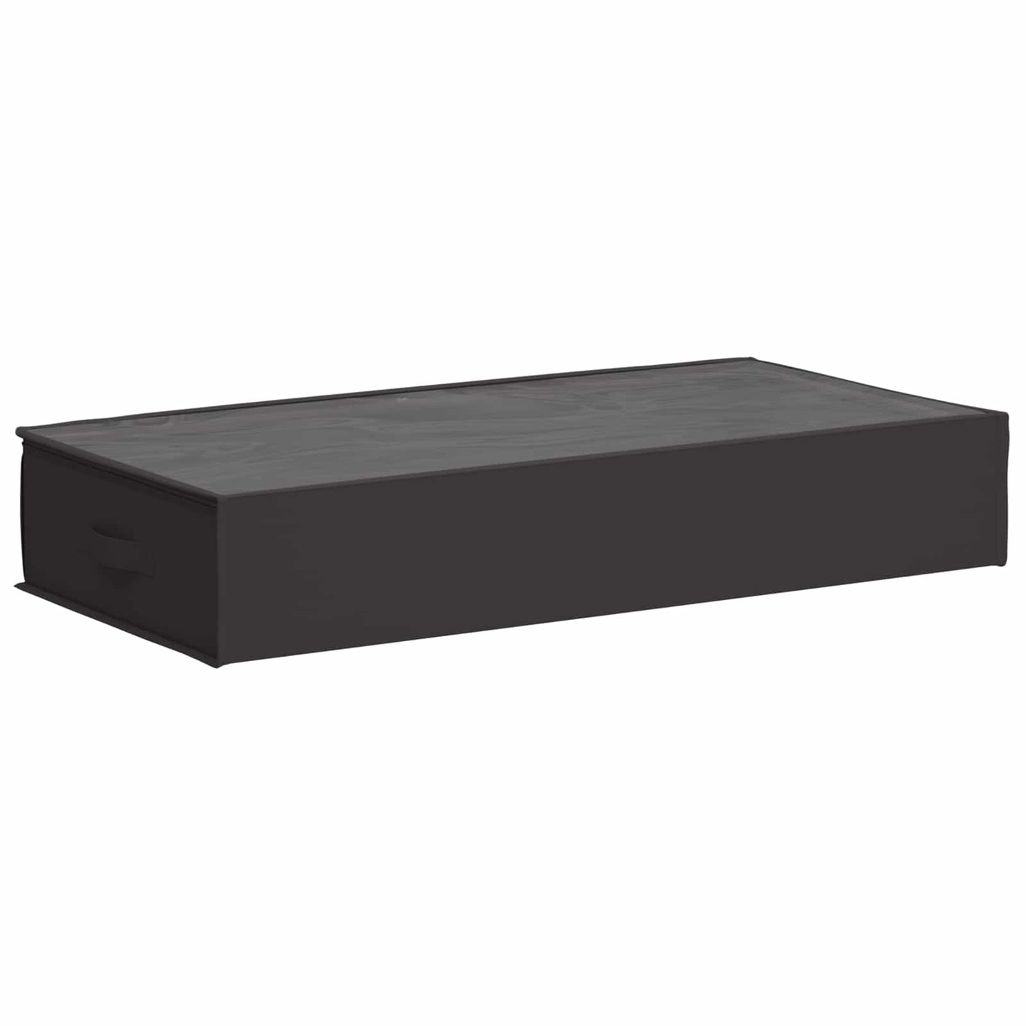 Storage Box with Transparent Top Window 2 pcs Anthracite