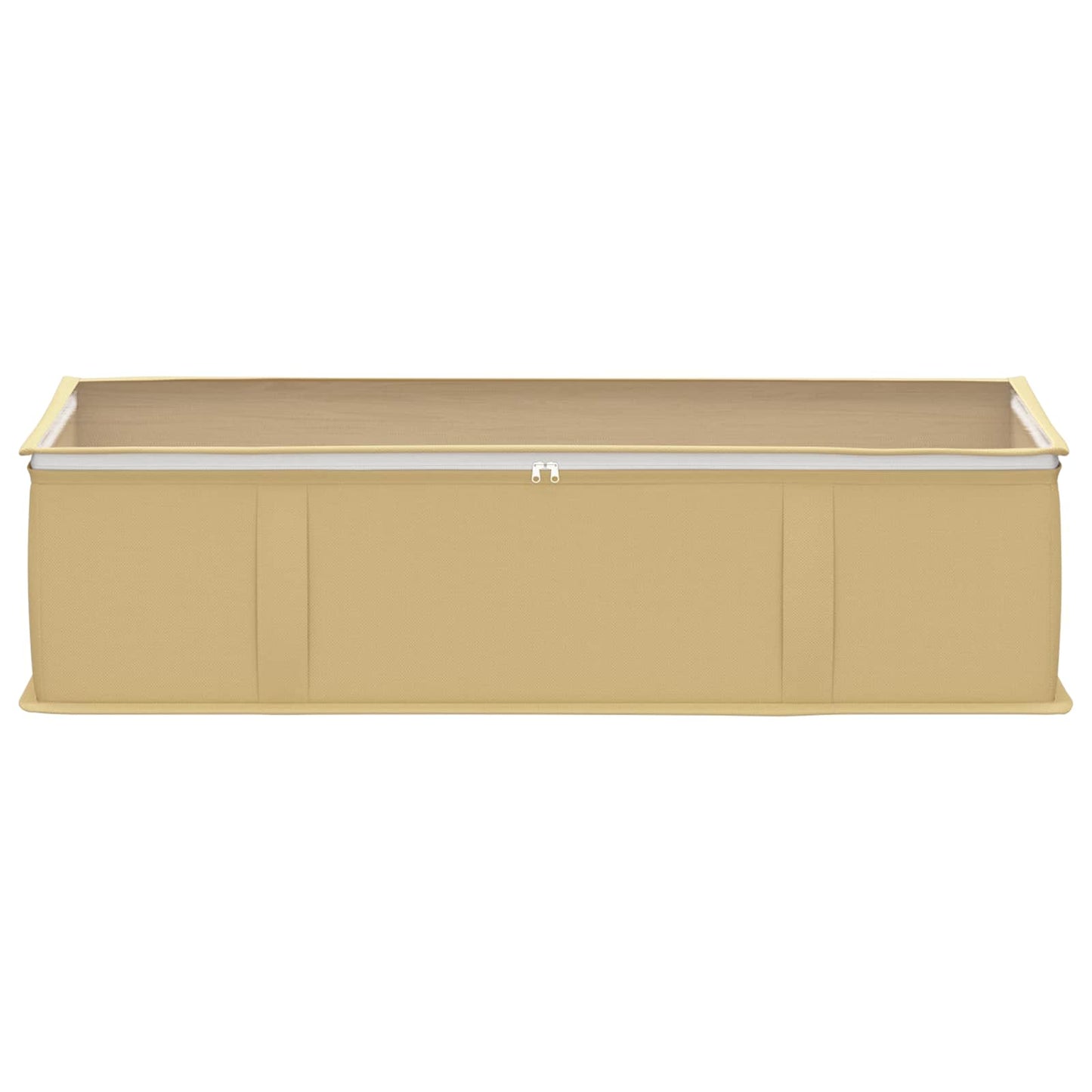 Storage Box with Transparent Top Window 6 pcs Cream