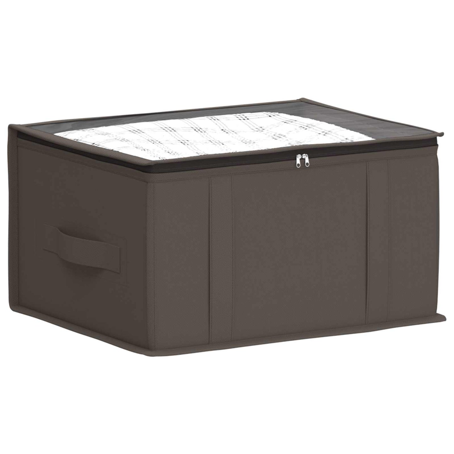 Storage Box with Transparent Top Window 2 pcs Grey
