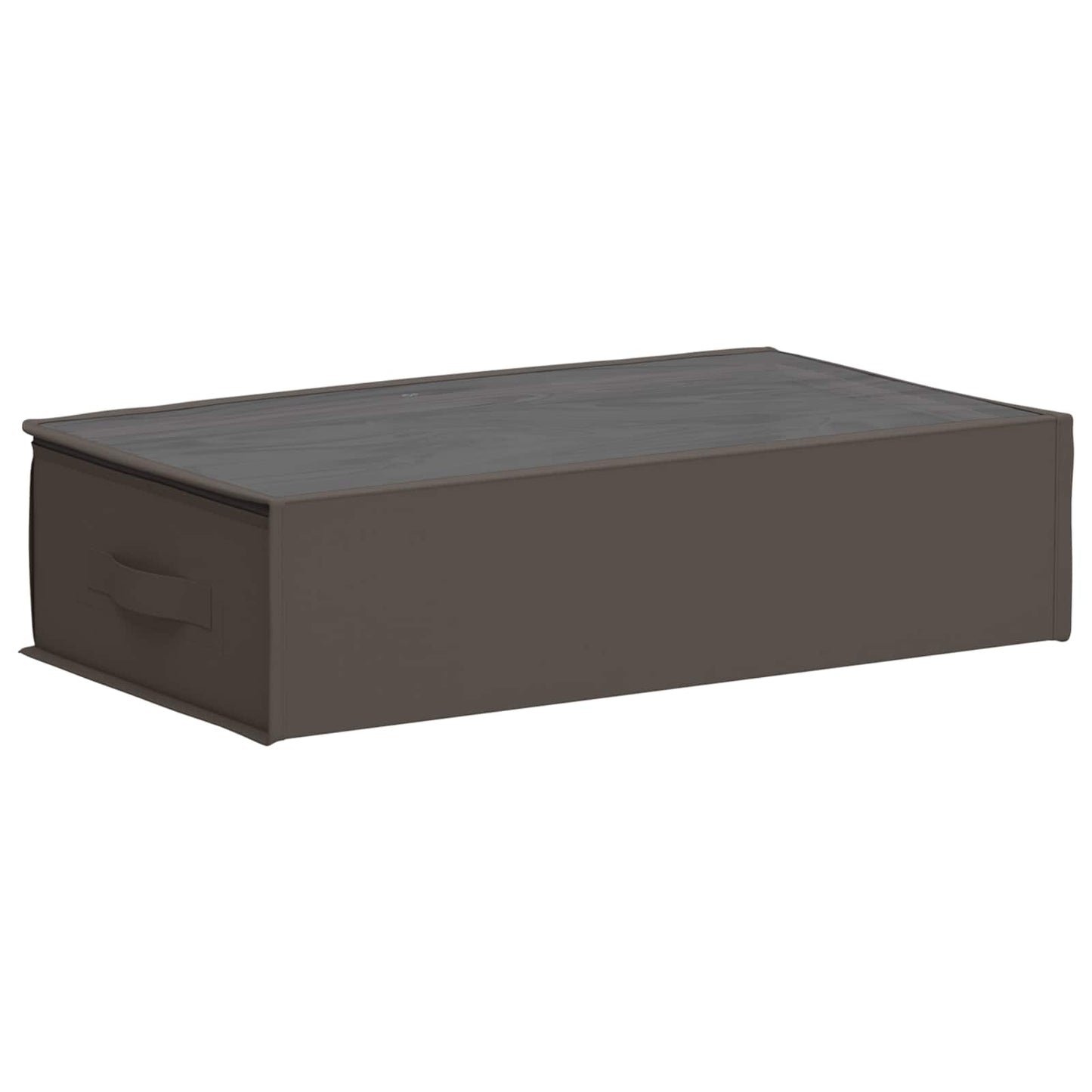 Storage Box with Transparent Top Window 2 pcs Grey