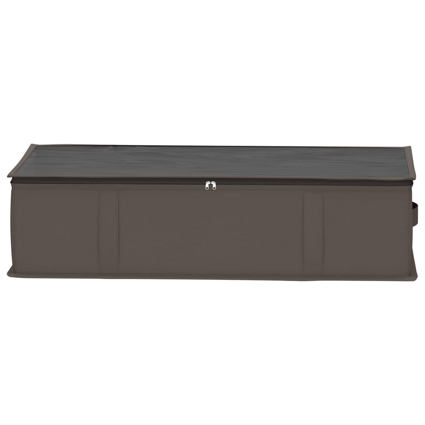 Storage Box with Transparent Top Window 2 pcs Grey