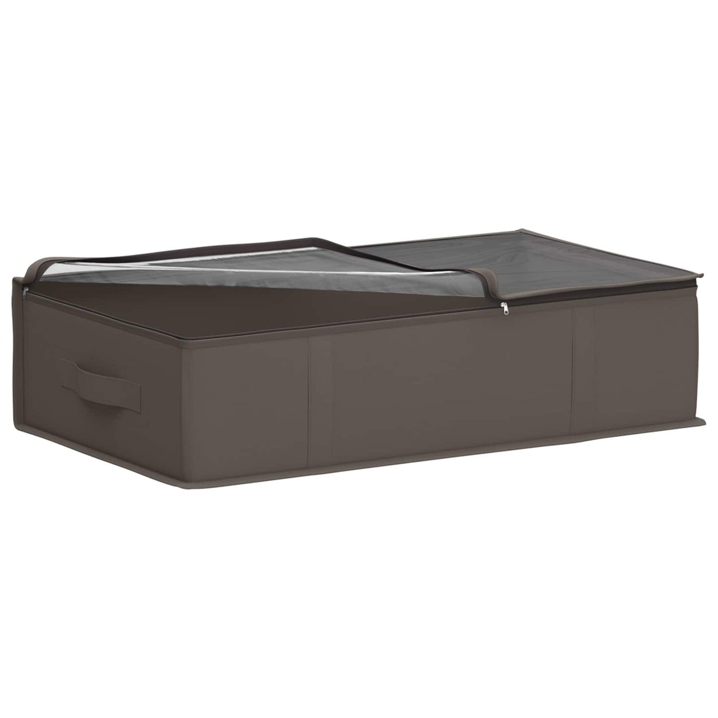 Storage Box with Transparent Top Window 6 pcs Grey