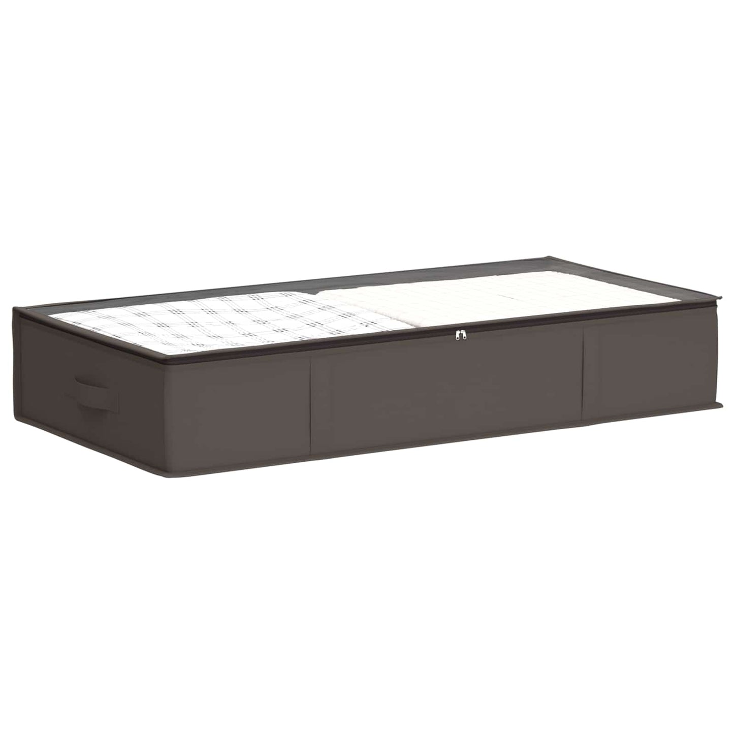 Storage Box with Transparent Top Window Grey 90 x 48 x 15 cm