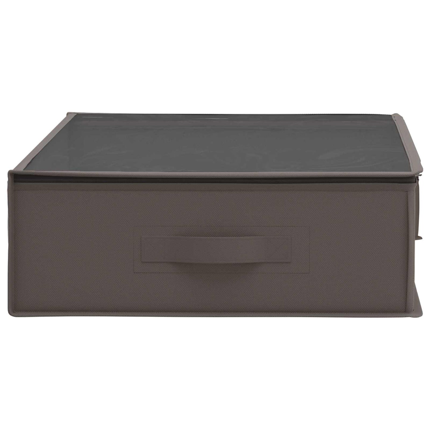 Storage Box with Transparent Top Window 6 pcs Grey