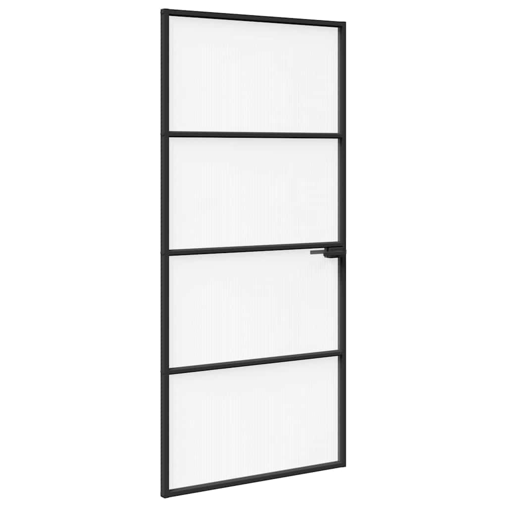 Home Door 93 x 201.5 x 3.5 cm Aluminium and Tempered Glass
