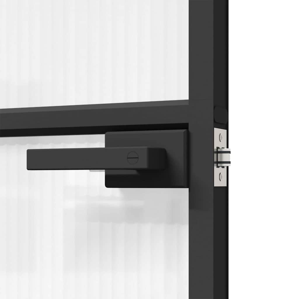 Home Door 102 x 201.5 x 3.5 cm Aluminium and Tempered Glass