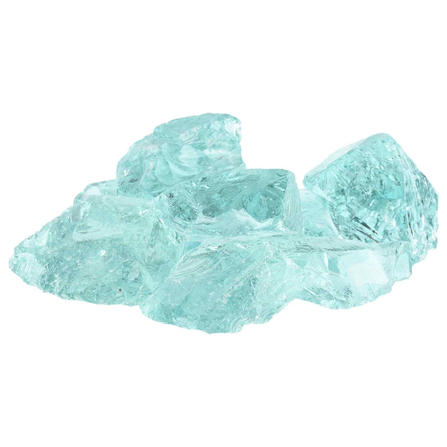 Garden Stones Turquoise 12 cm Glass