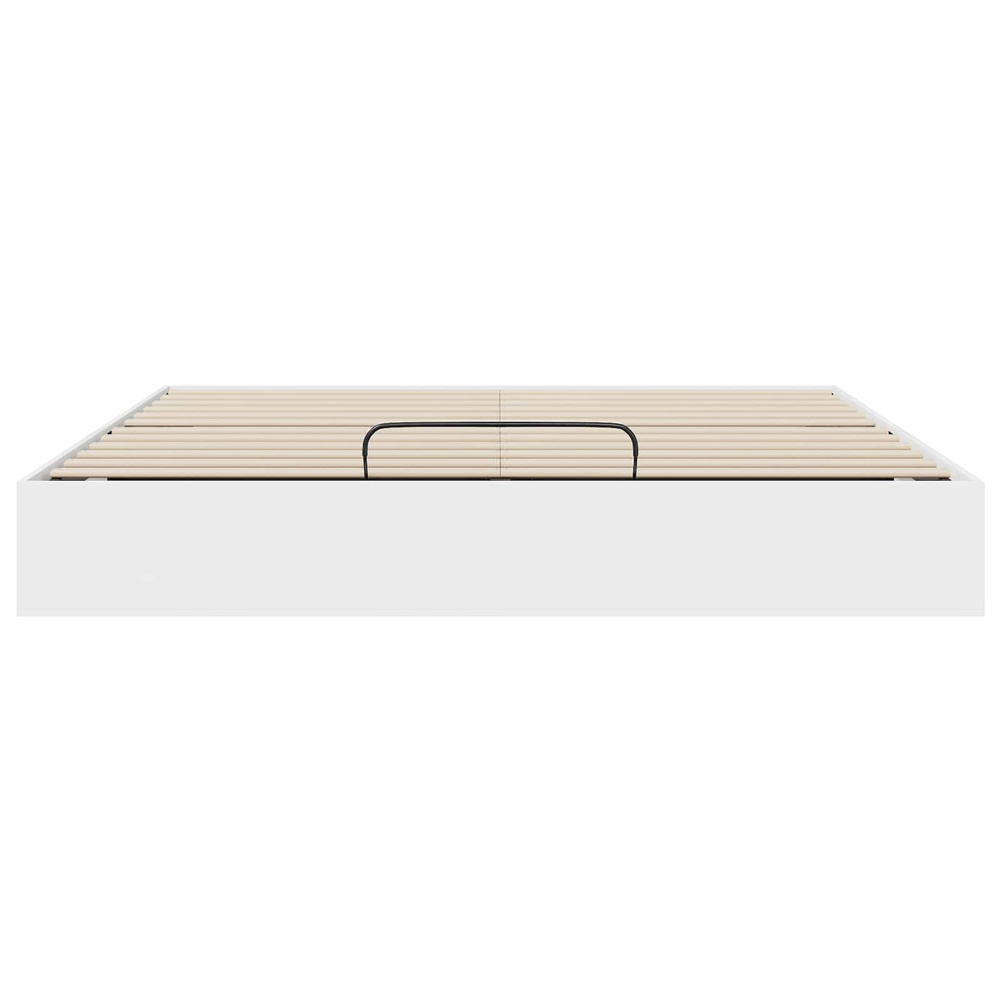 Ottoman Bed Frame White 203 x 180 x 25 cm Engineered Wood