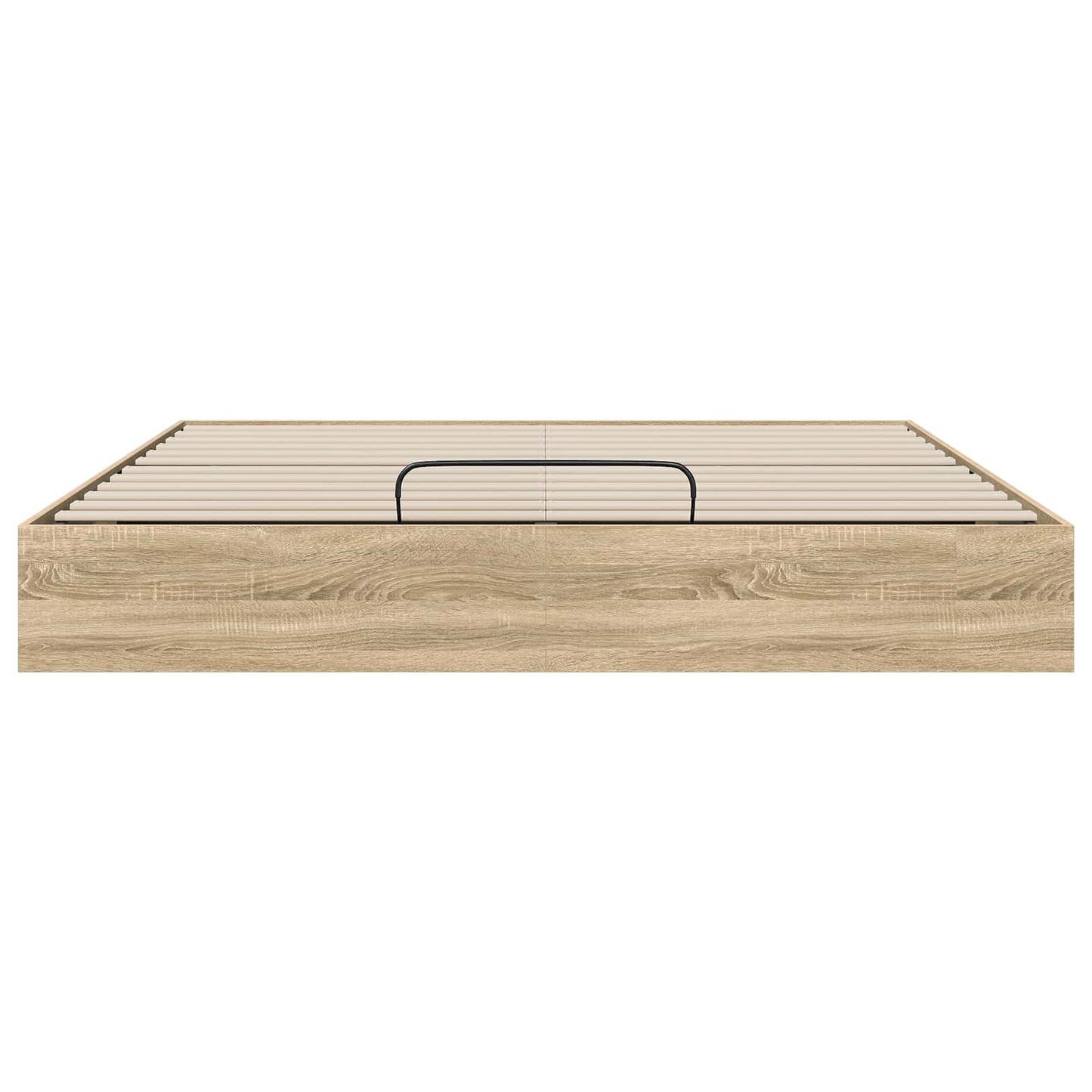 Ottoman Bed Frame Sonoma Oak 203 x 180 x 25 cm Engineered Wood