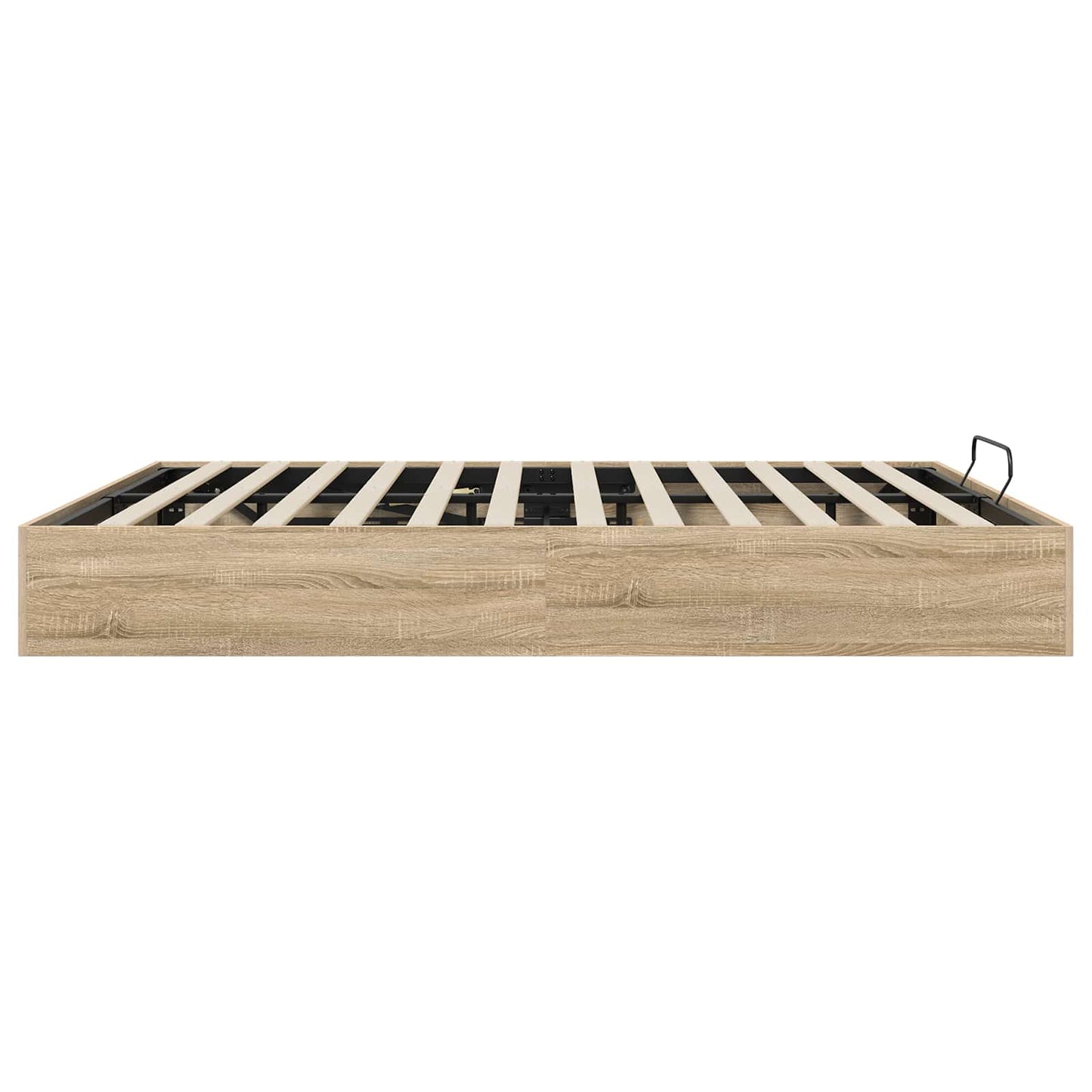 Ottoman Bed Frame Sonoma Oak 203 x 160 x 25 cm Engineered Wood