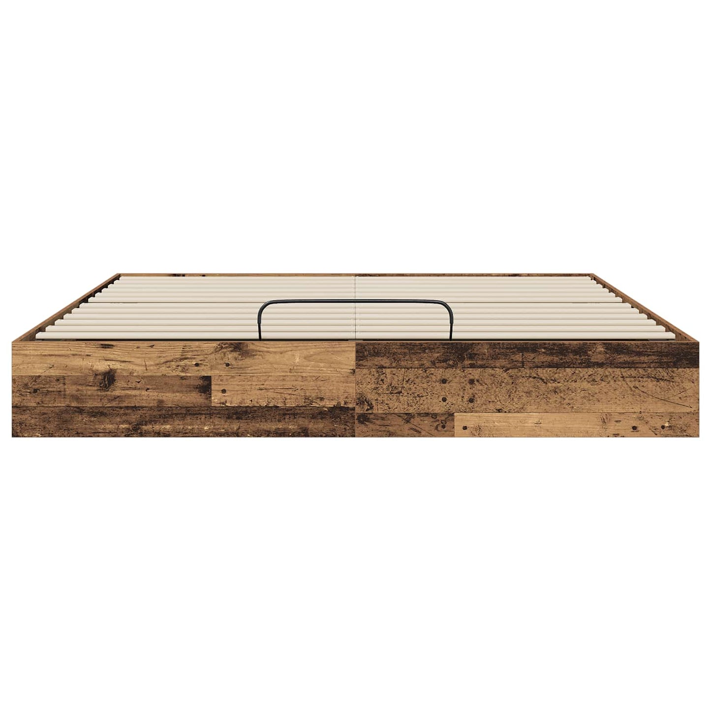 Ottoman Bed Frame Old Wood 160 x 200 cm Engineered Wood