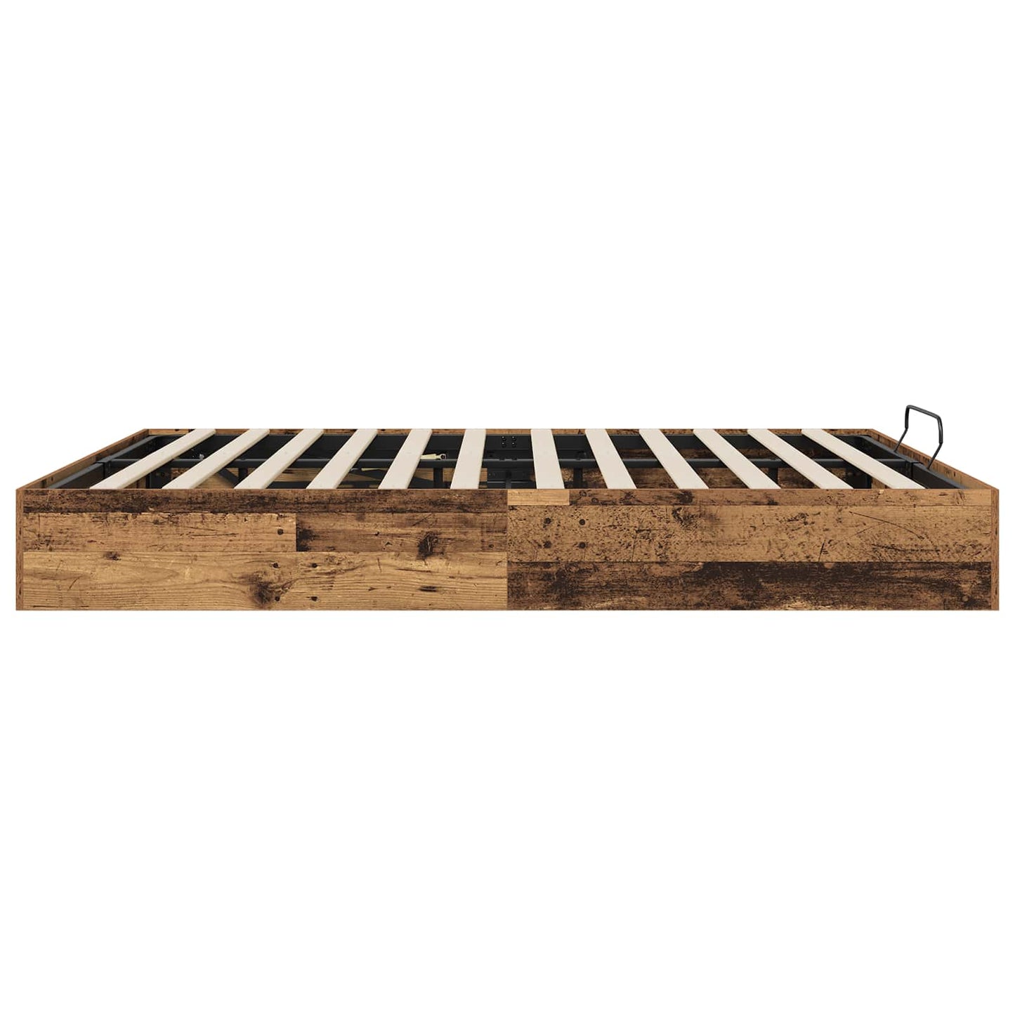 Ottoman Bed Frame Old Wood 160 x 200 cm Engineered Wood