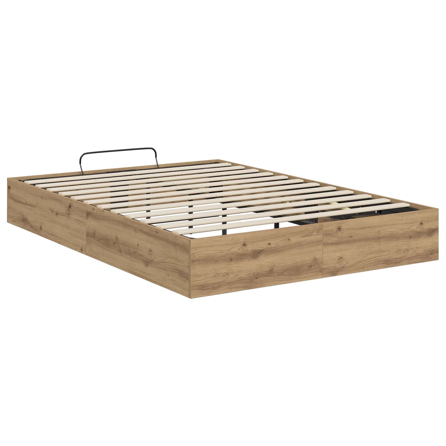 Ottoman Bed Frame Artisan Oak 140 x 200 cm Engineered Wood
