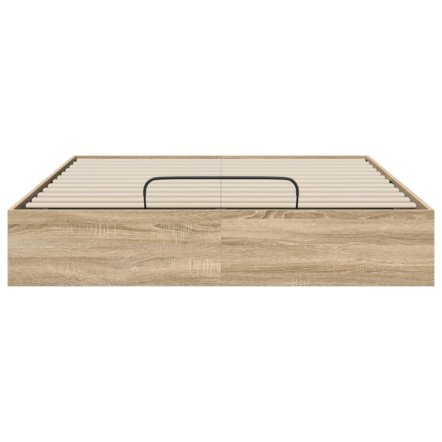 Ottoman Bed Frame Sonoma Oak 203 x 120 x 25 cm Engineered Wood