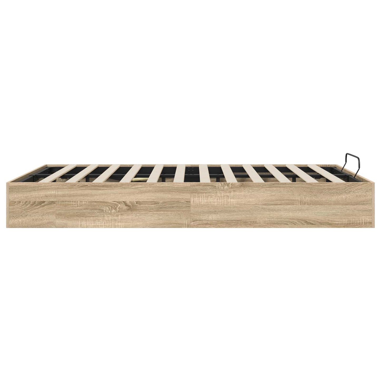 Ottoman Bed Frame Sonoma Oak 203 x 120 x 25 cm Engineered Wood