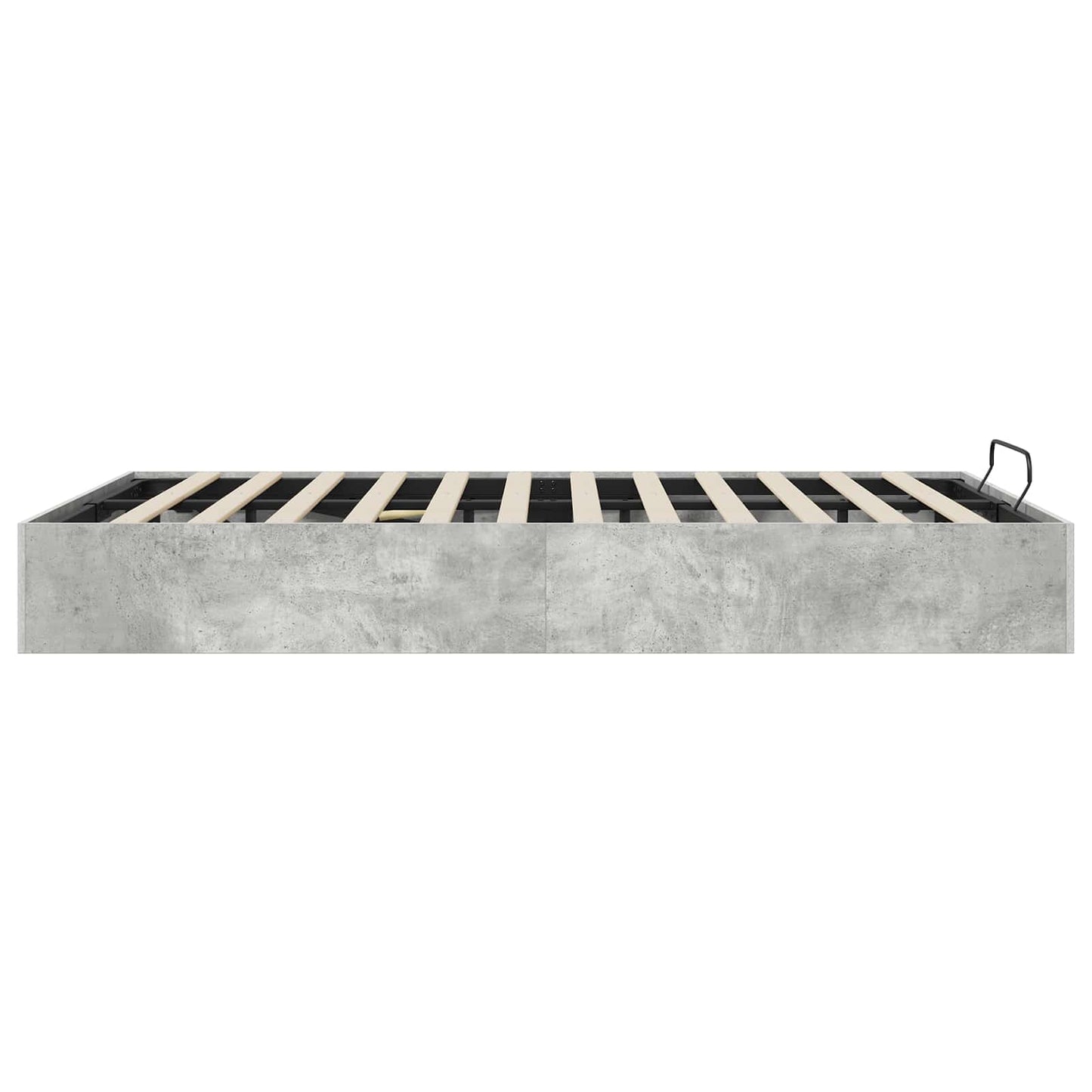 Ottoman Bed Frame Concrete Grey 120 x 200 cm Engineered Wood