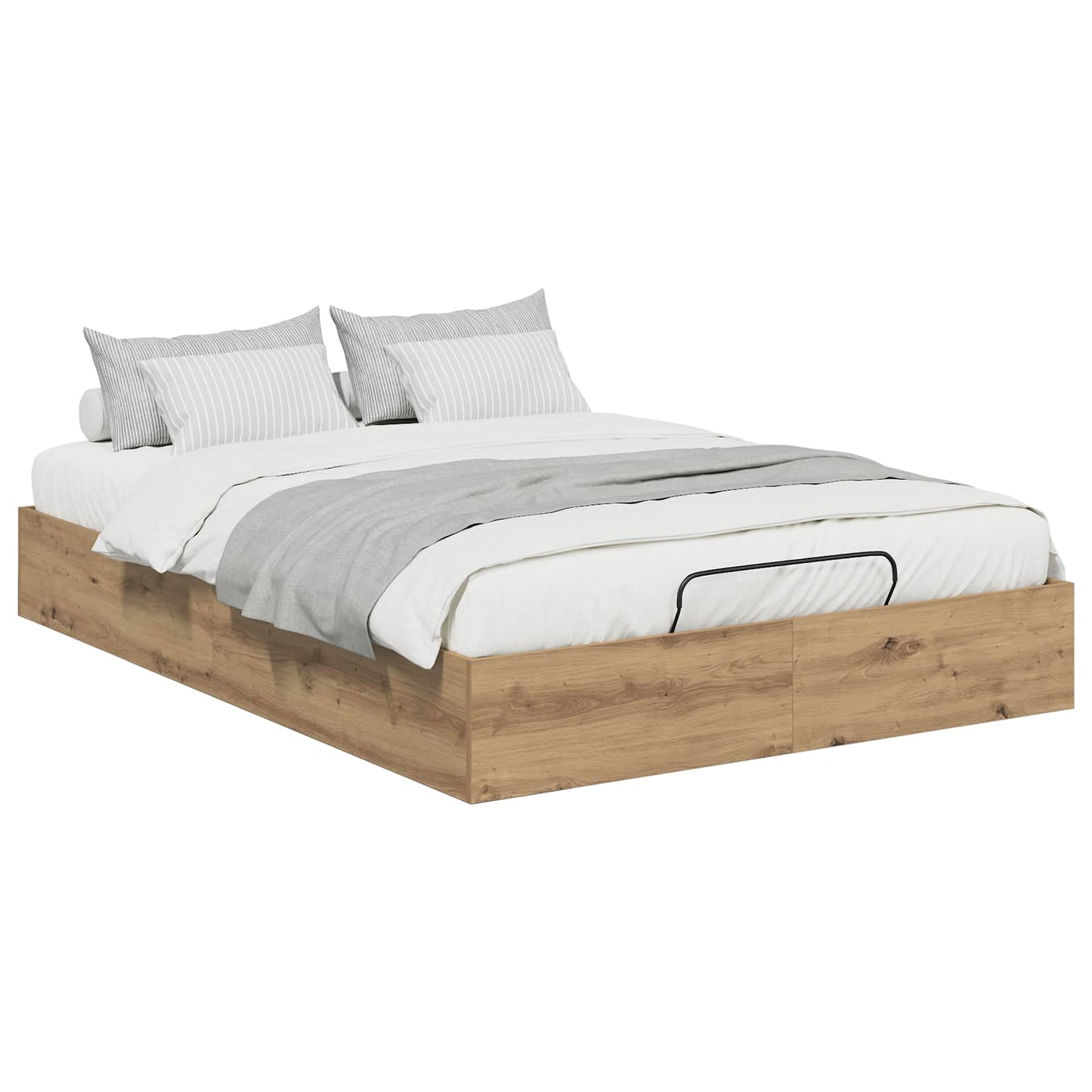 Ottoman Bed Frame Artisan Oak 120 x 200 cm Engineered Wood