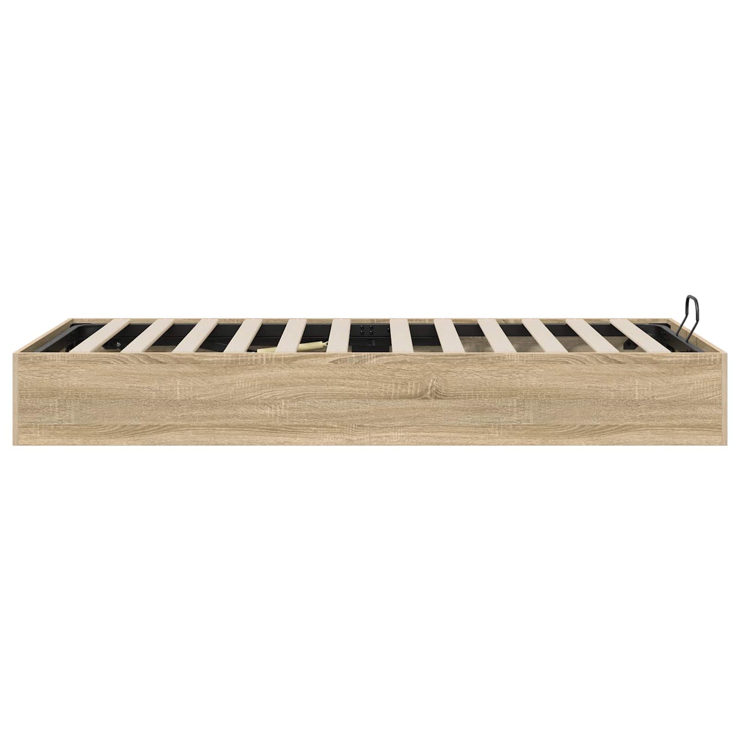 Ottoman Bed Frame Sonoma Oak 203 x 90 x 25 cm Engineered Wood