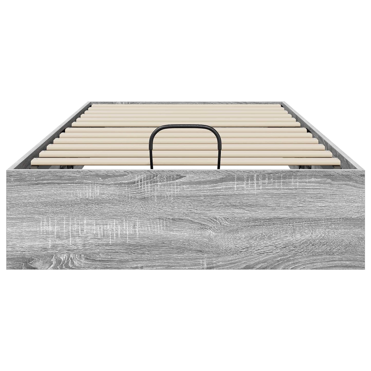 Ottoman Bed Frame Grey Sonoma 203 x 90 x 25 cm Engineered Wood