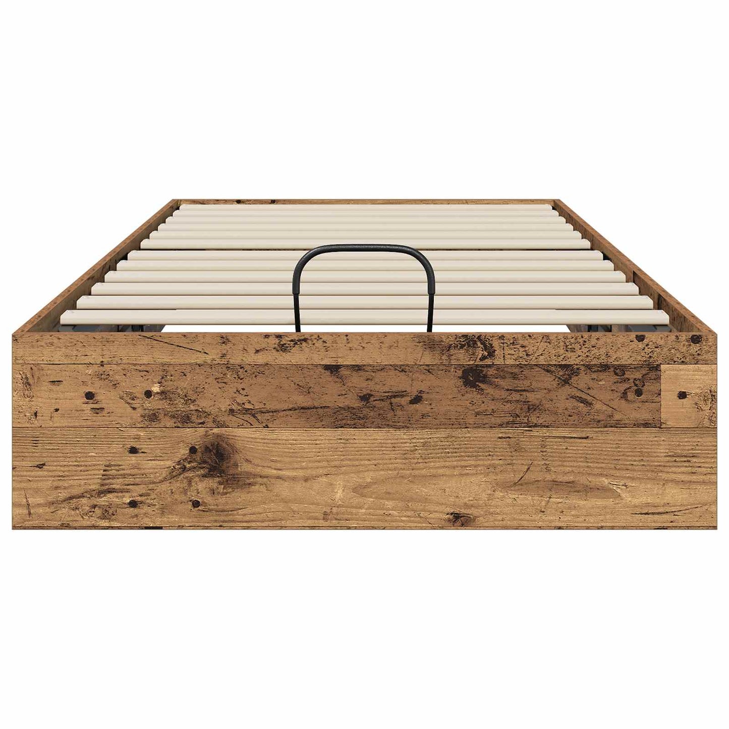 Ottoman Bed Frame Old Wood 203 x 90 x 25 cm Engineered Wood