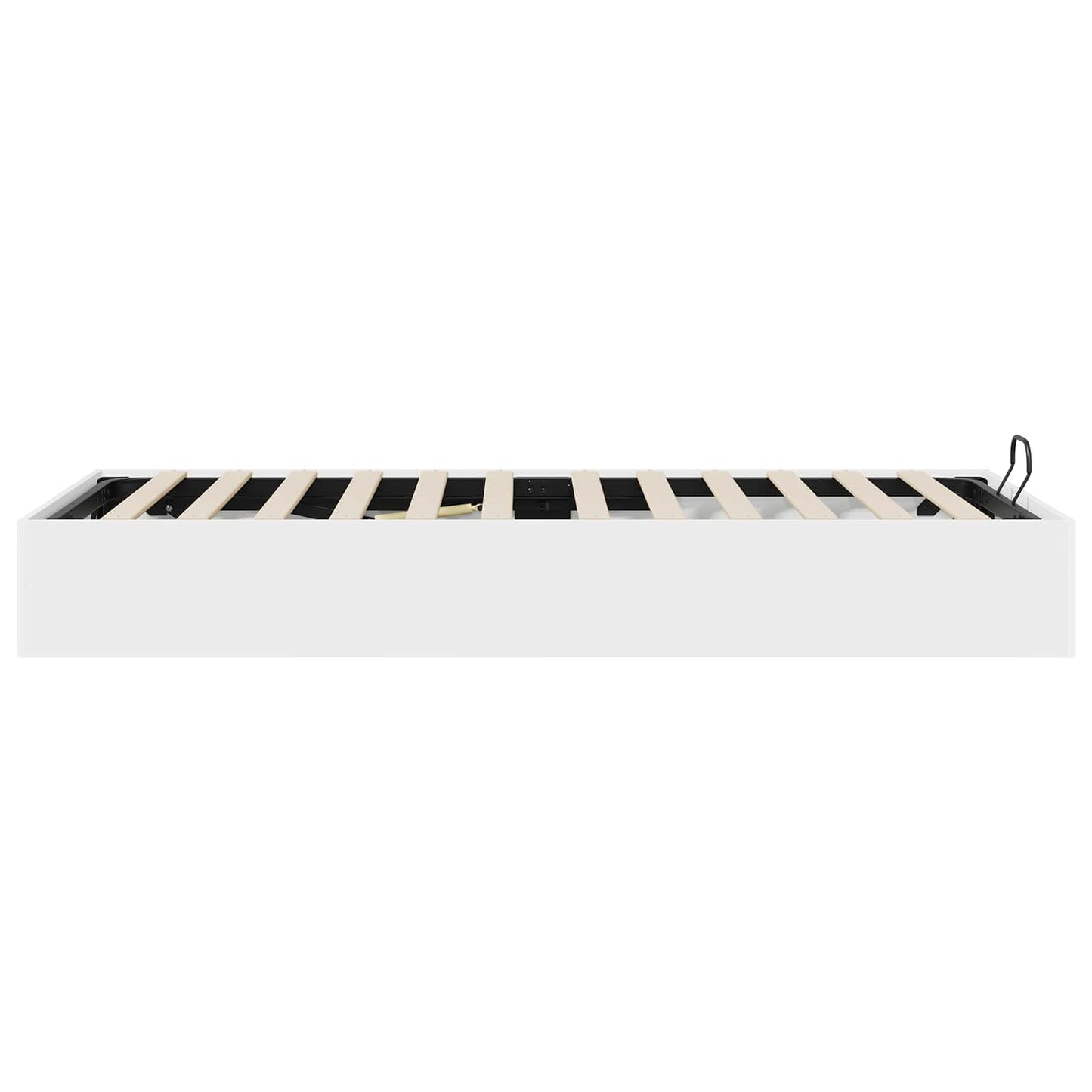 Ottoman Bed Frame White 80.5 x 200 cm Engineered Wood