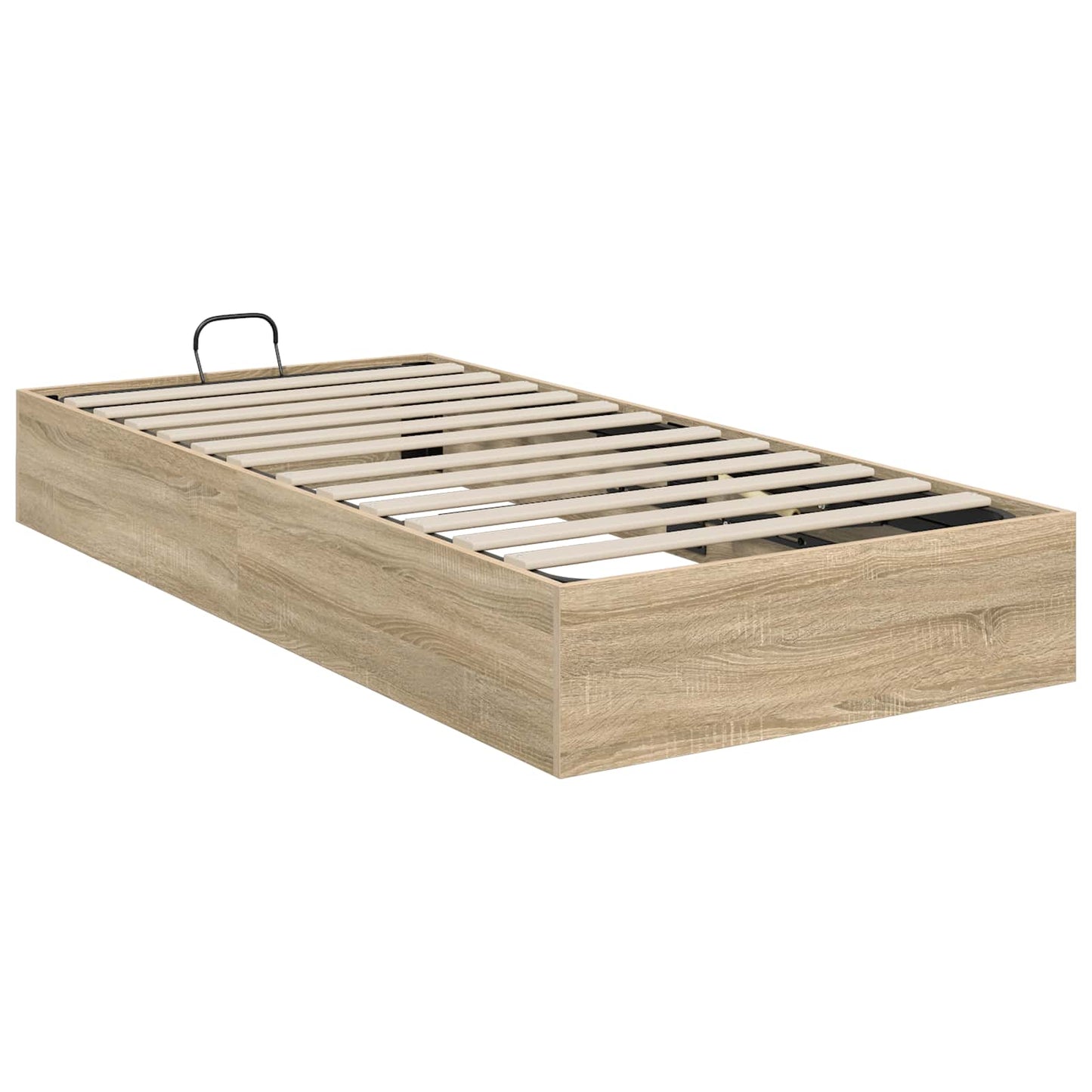 Ottoman Bed Frame Sonoma Oak 203 x 80.5 x 25 cm Engineered Wood