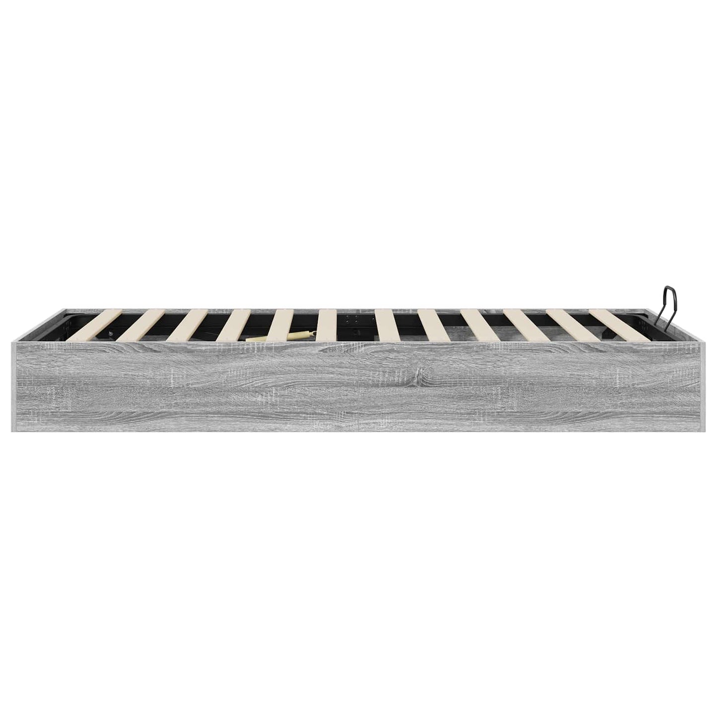 Ottoman Bed Frame Grey Sonoma 80.5 x 200 cm Engineered Wood