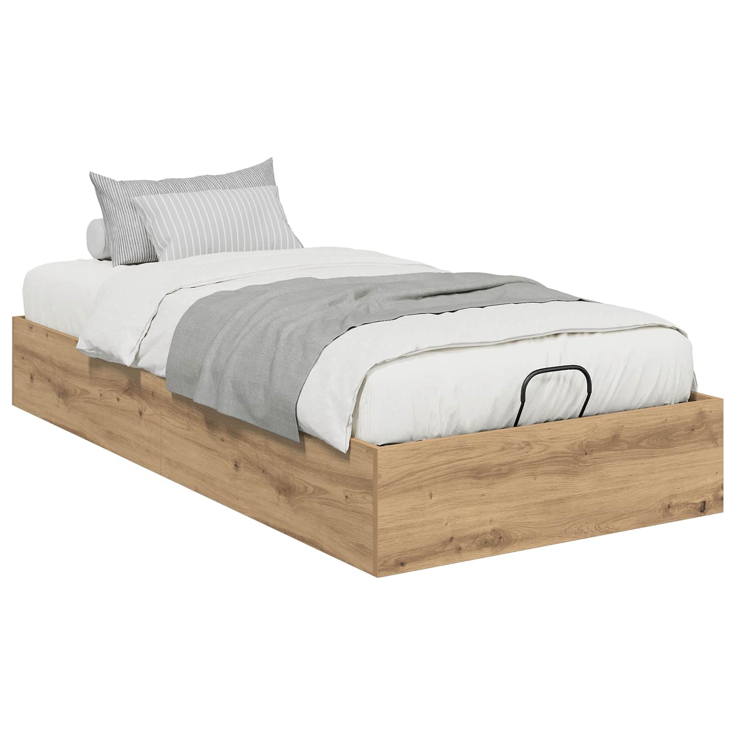 Ottoman Bed Frame Artisan Oak 80.5 x 200 cm Engineered Wood