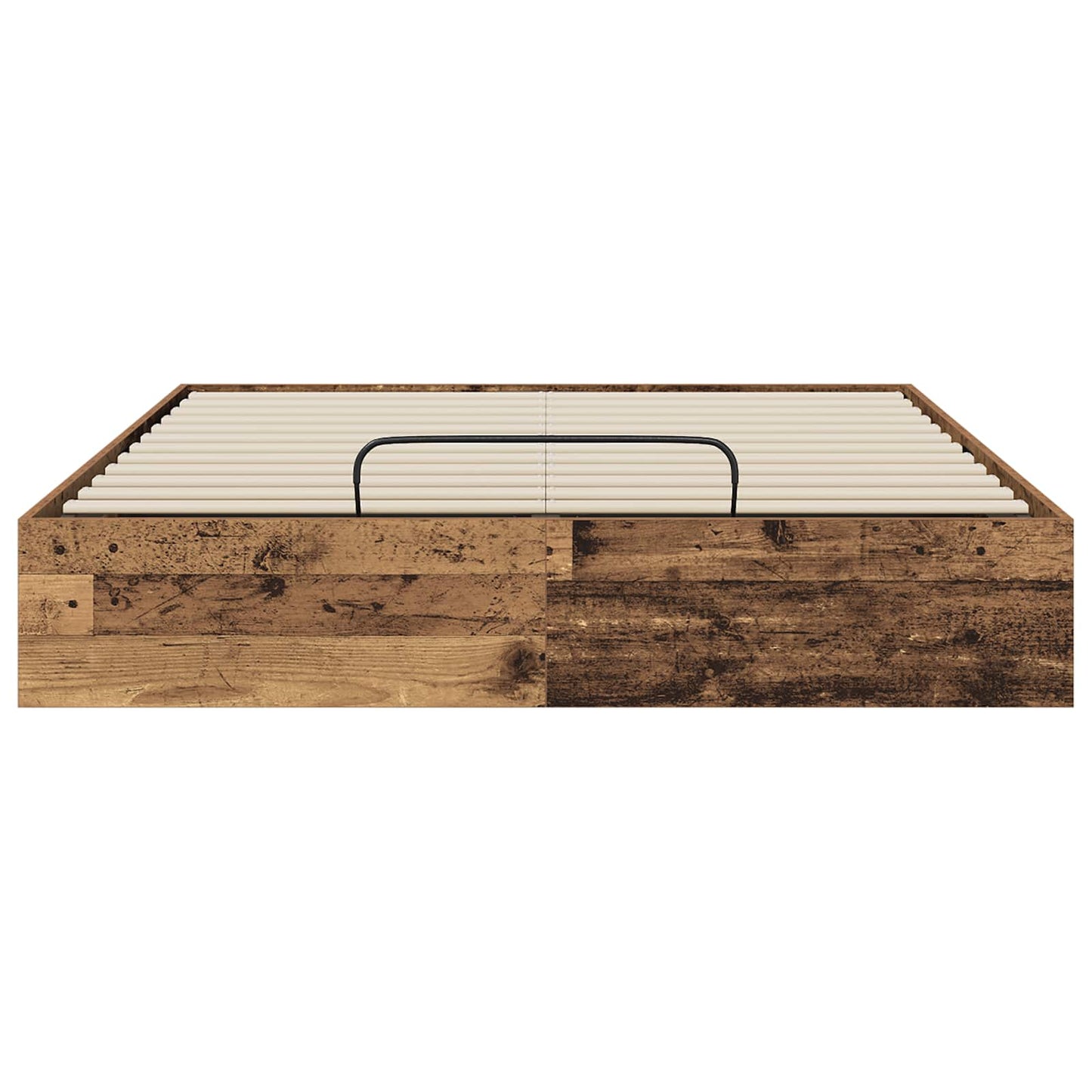 Ottoman Bed Frame Old Wood 193 x 140 x 25 cm Engineered Wood