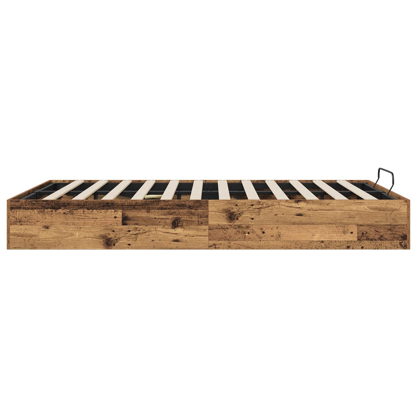Ottoman Bed Frame Old Wood 193 x 140 x 25 cm Engineered Wood