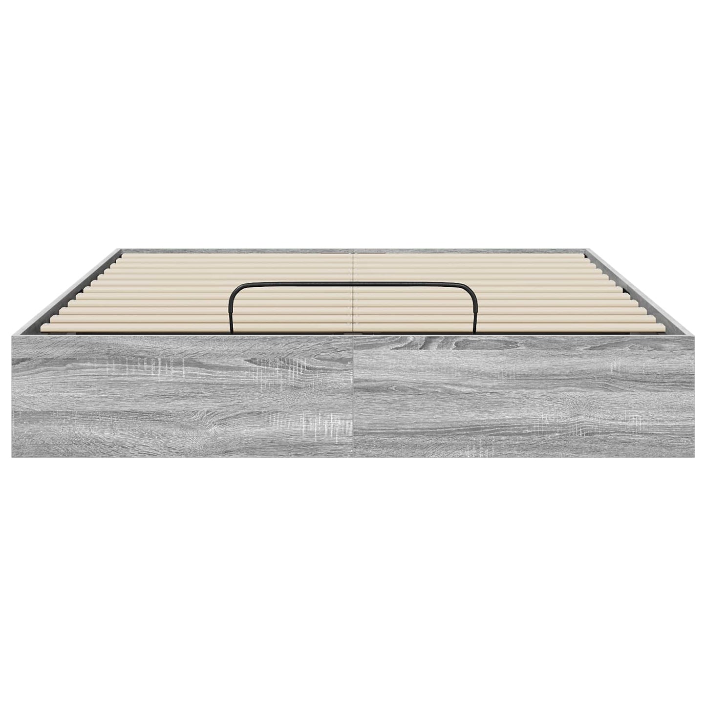 Ottoman Bed Frame Grey Sonoma 193 x 120 x 25 cm Engineered Wood