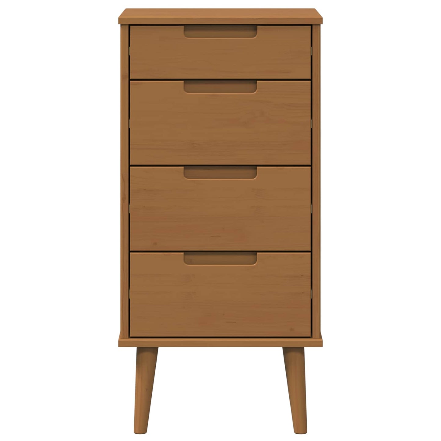 Chest of Drawers MOLDE Caramel 40 x 35 x 82 cm Solid Pine Wood