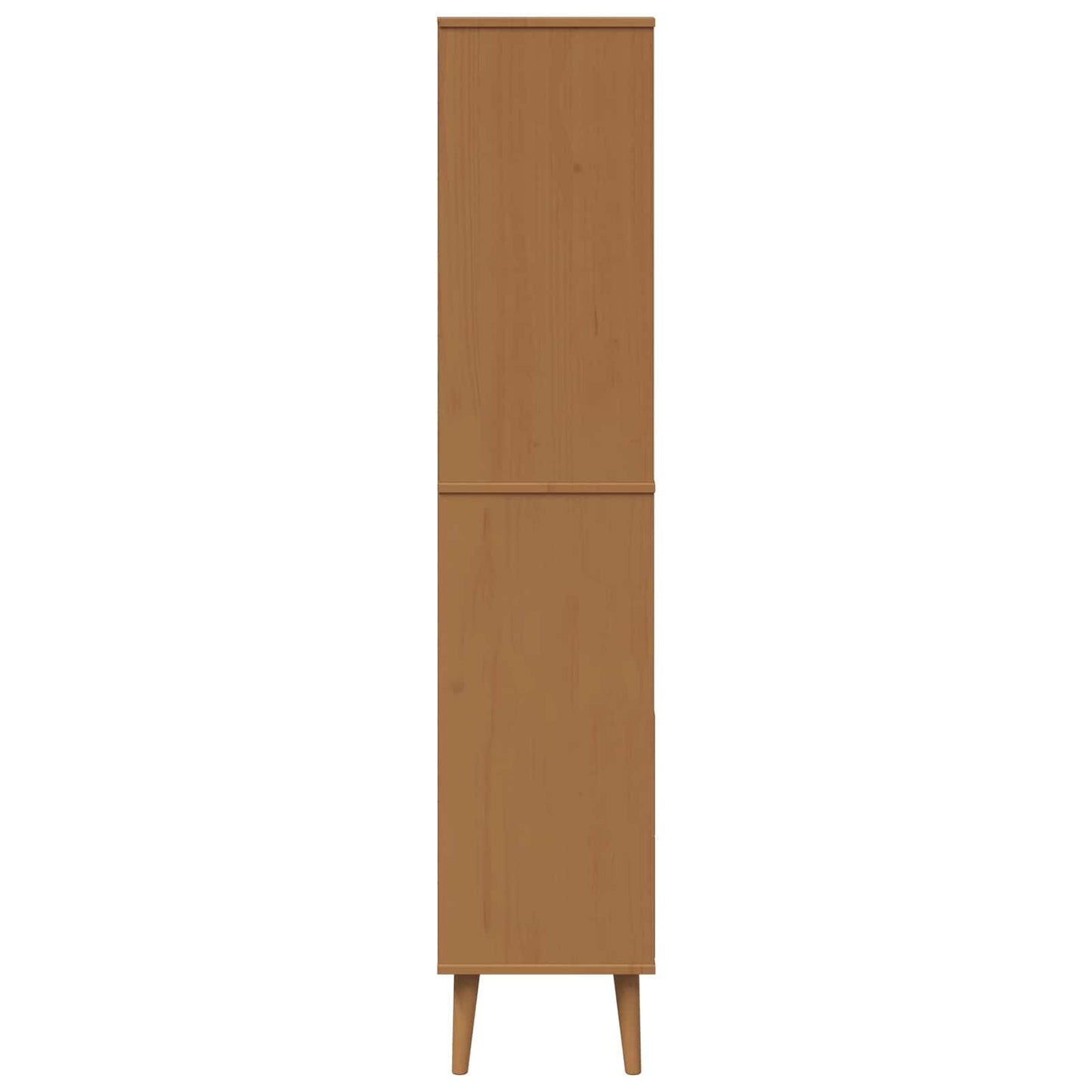 Bookcase MOLDE 85 x 35 x 170.5 cm Solid Pine Wood Caramel