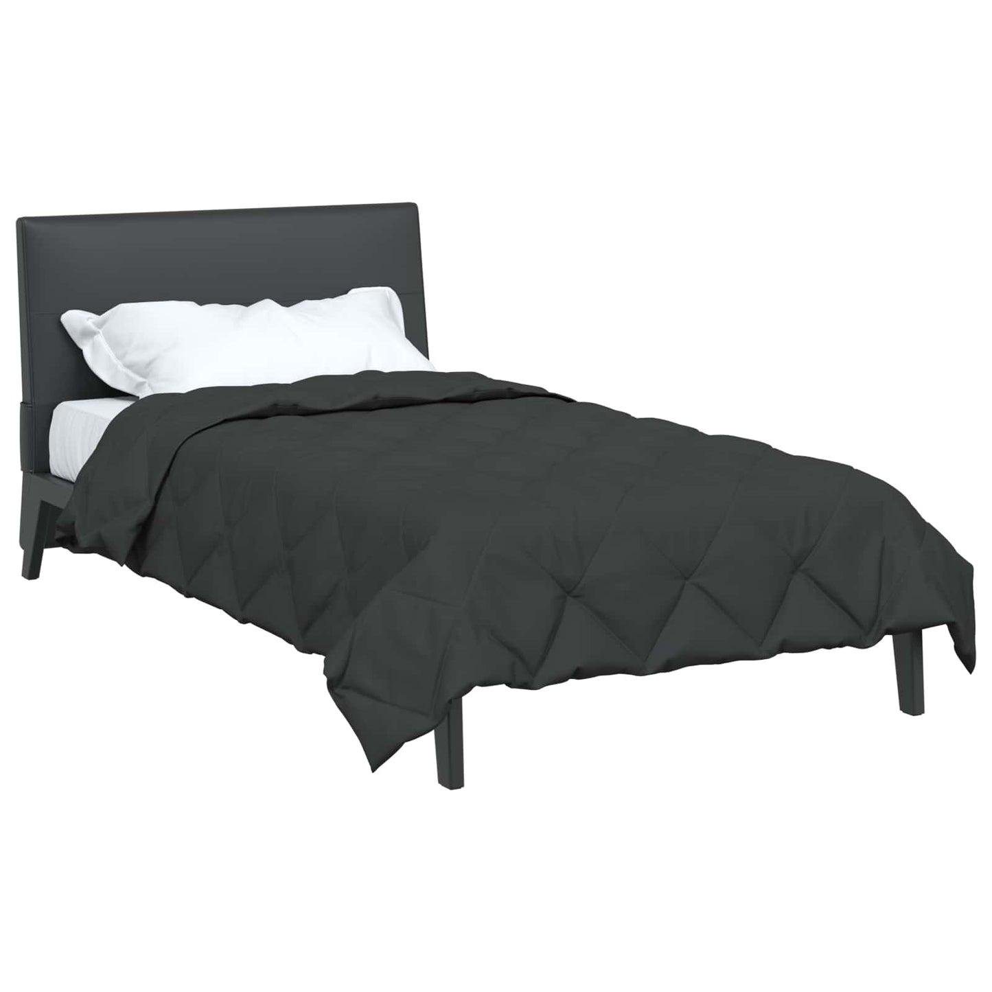 Summer Duvet Anthracite 200 x 135 cm Microfiber