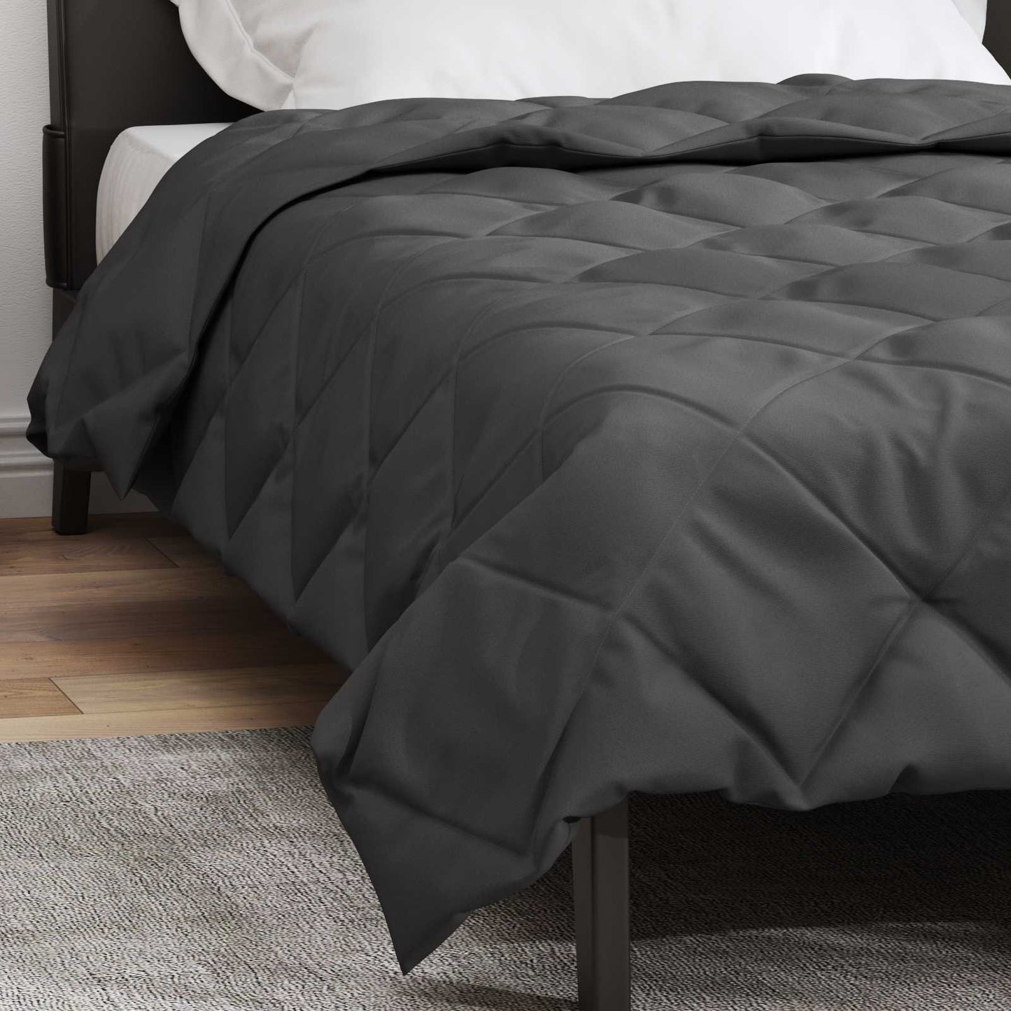 Summer Duvet Anthracite 200 x 155 cm Microfiber