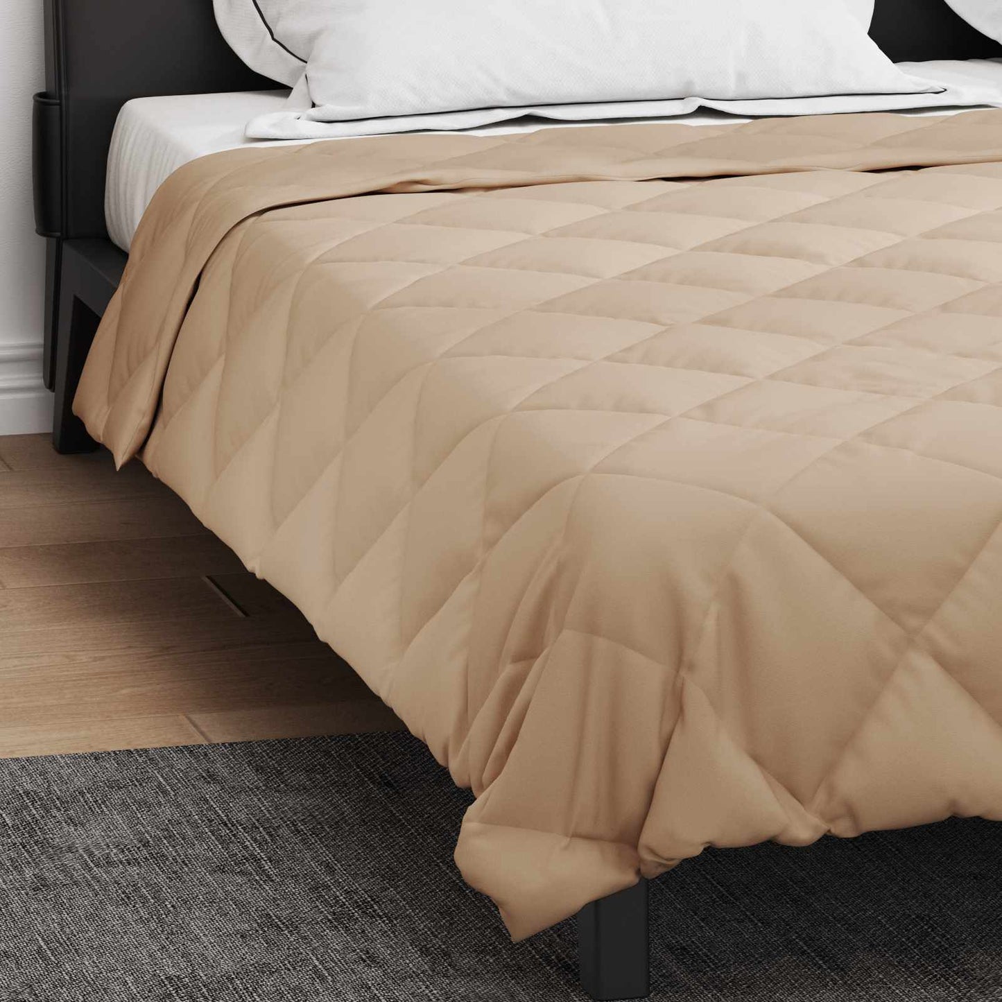 Summer Duvet Taupe 220 x 260 cm Microfiber