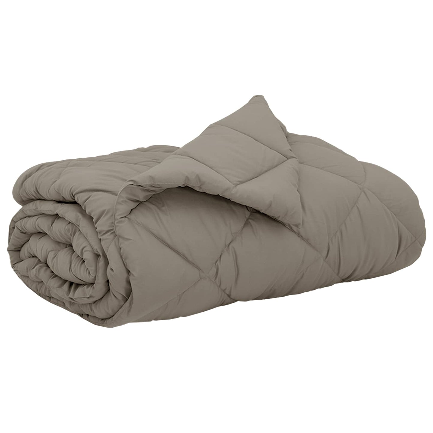 Summer Duvet Light Grey 240 x 200 cm Microfiber