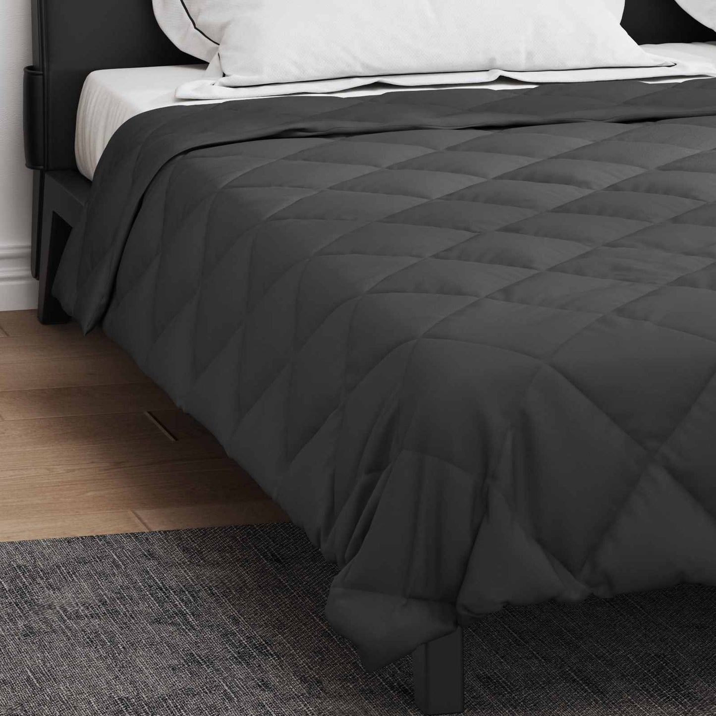 Full Year Duvet Anthracite 200 x 200 cm Microfiber