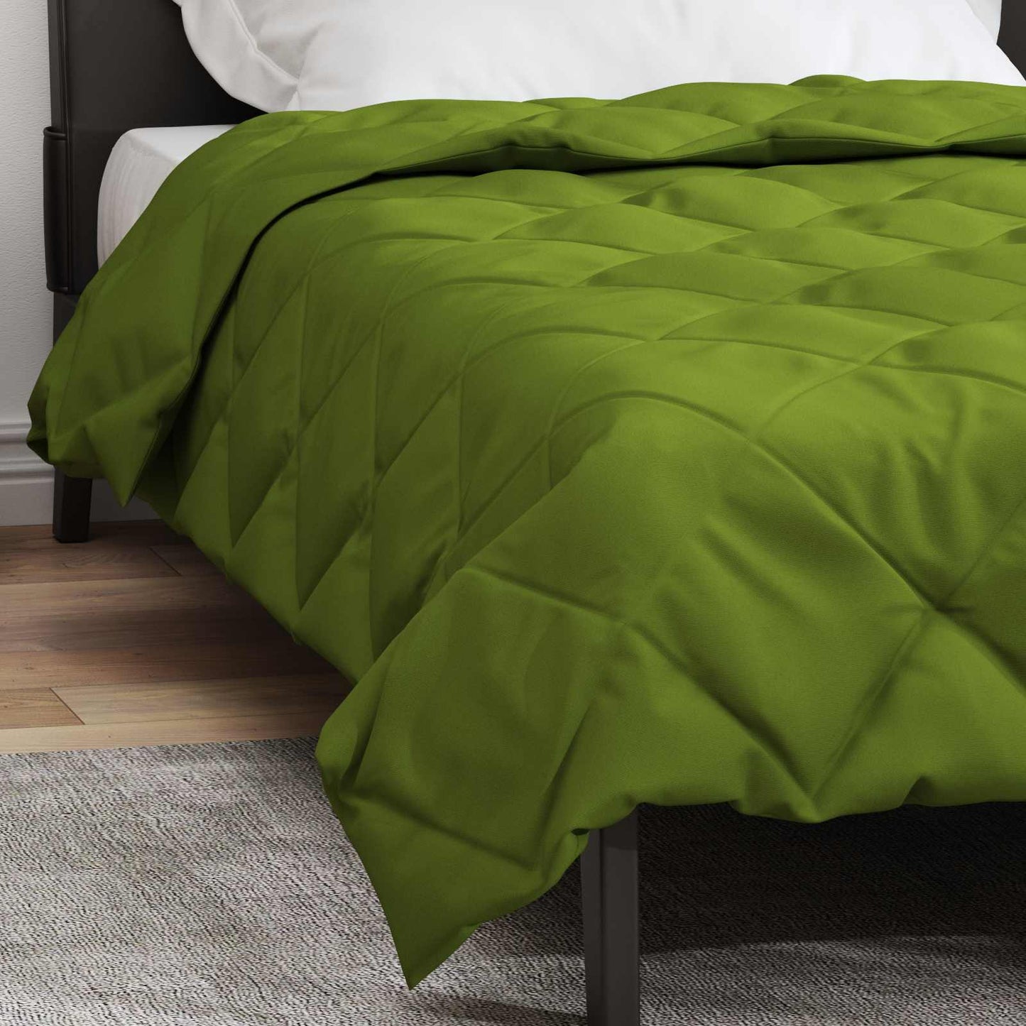 Full Year Duvet Green 155 x 200 cm Microfiber