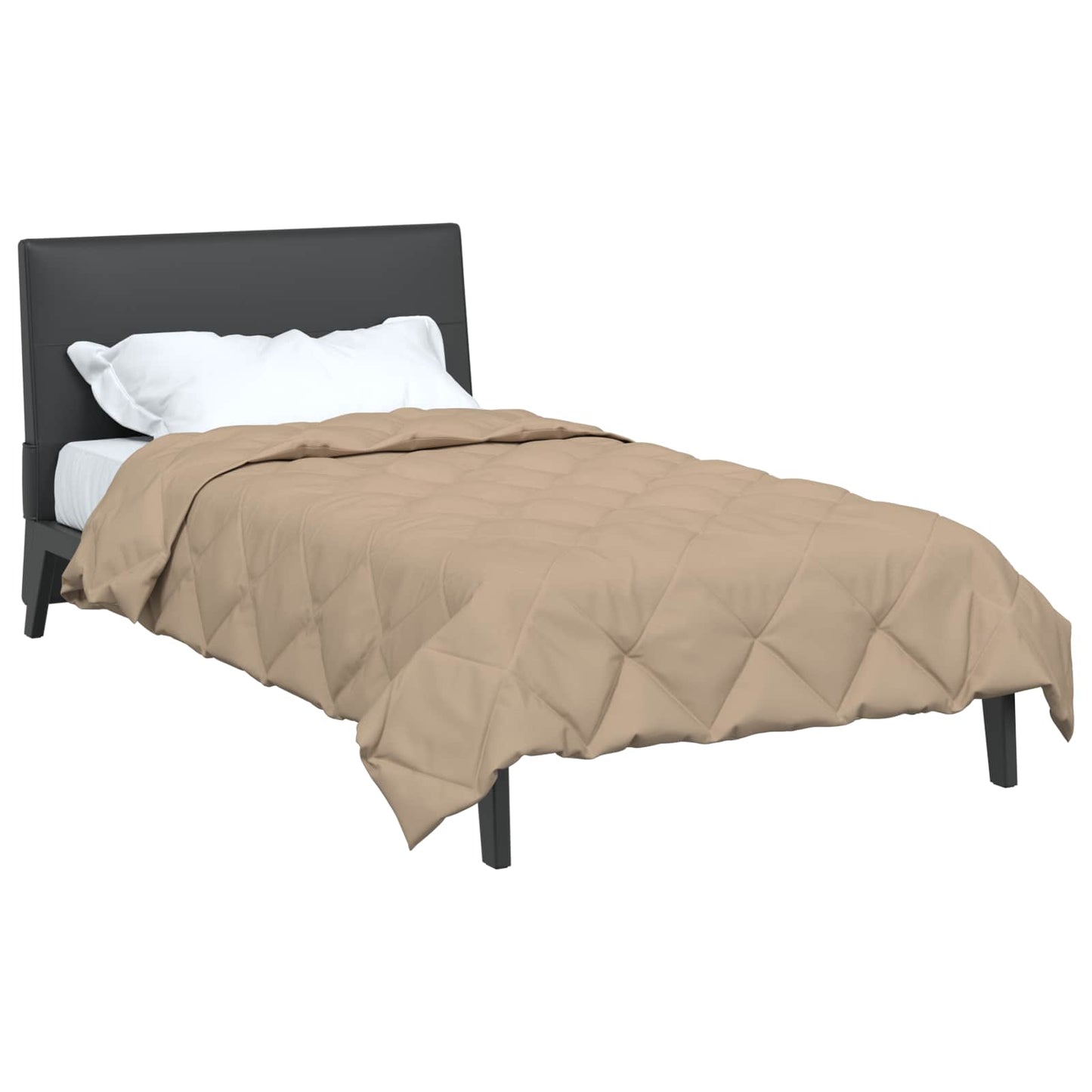 Full Year Duvet Taupe 140 x 200 cm Microfiber
