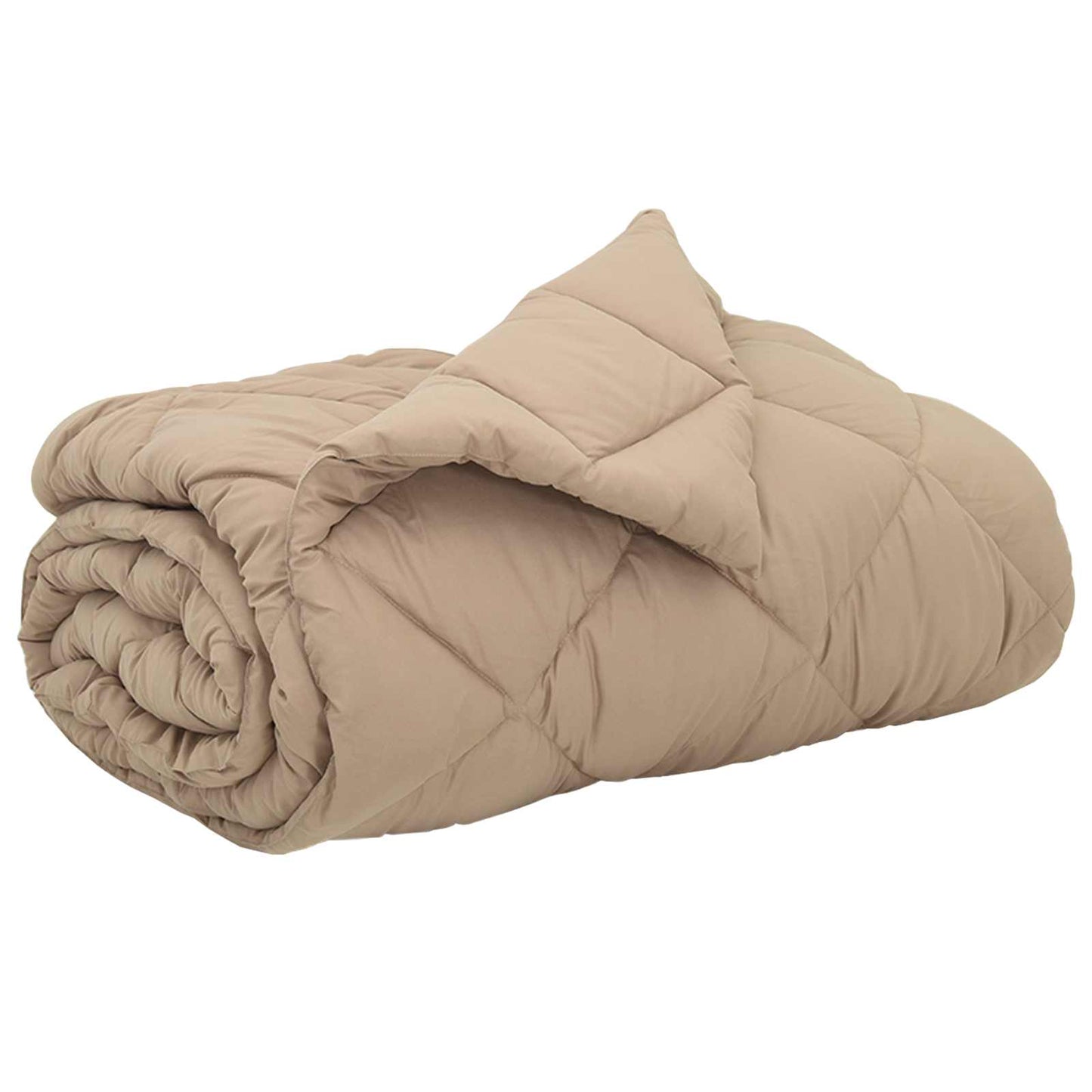 Full Year Duvet Taupe 200 x 240 cm Microfiber