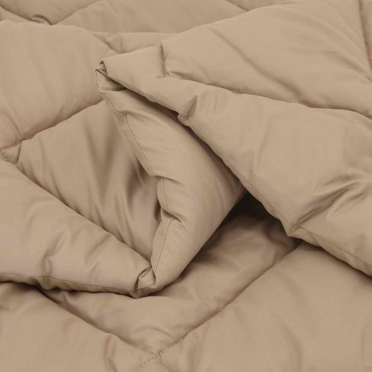 Full Year Duvet Taupe 220 x 240 cm Microfiber