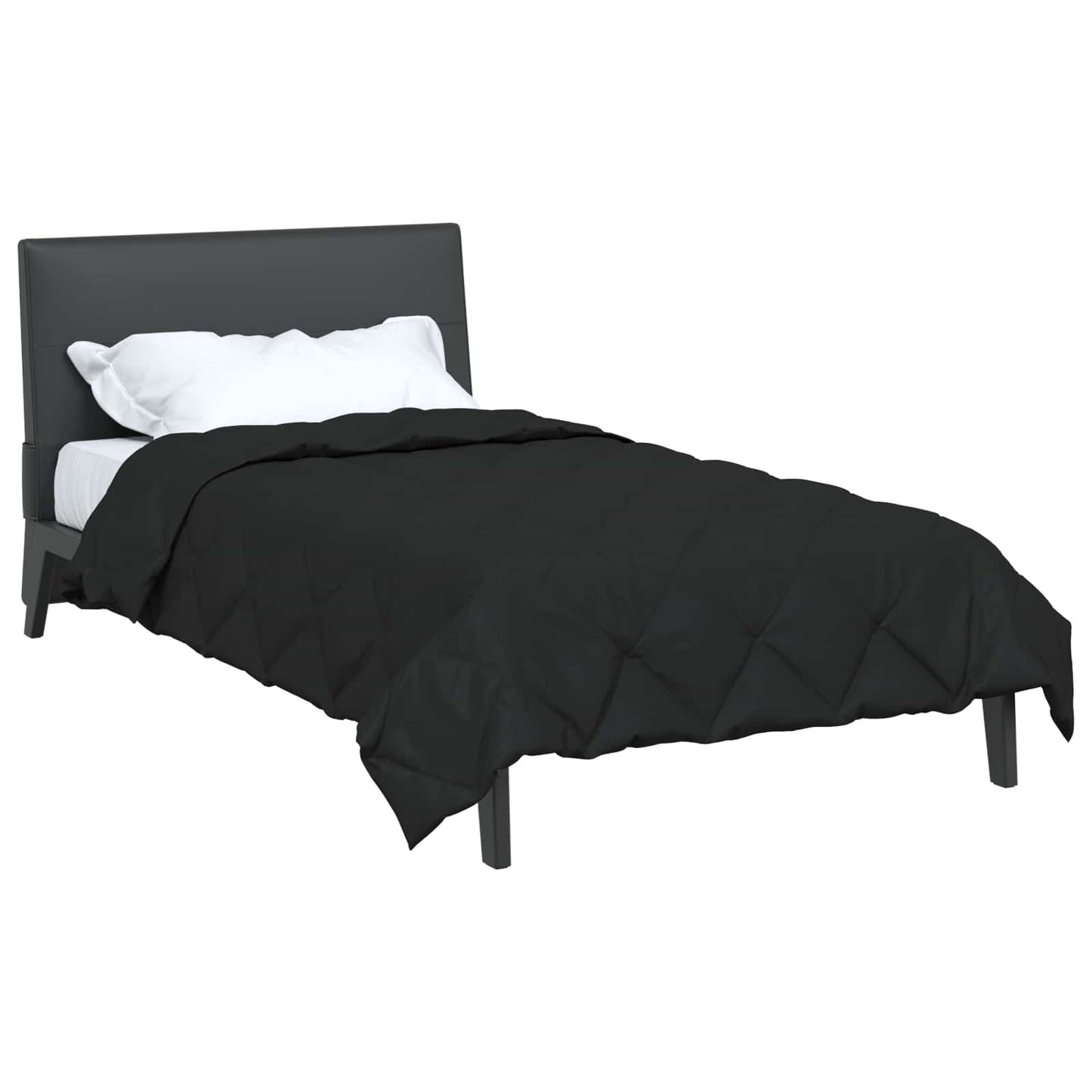 Full Year Duvet Black 135 x 200 cm Microfiber