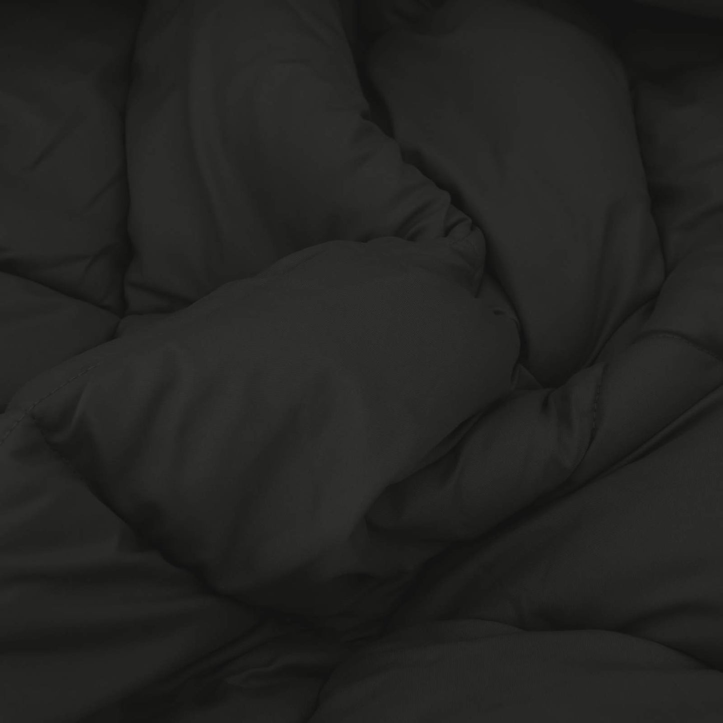 Full Year Duvet Black 140 x 200 cm Microfiber
