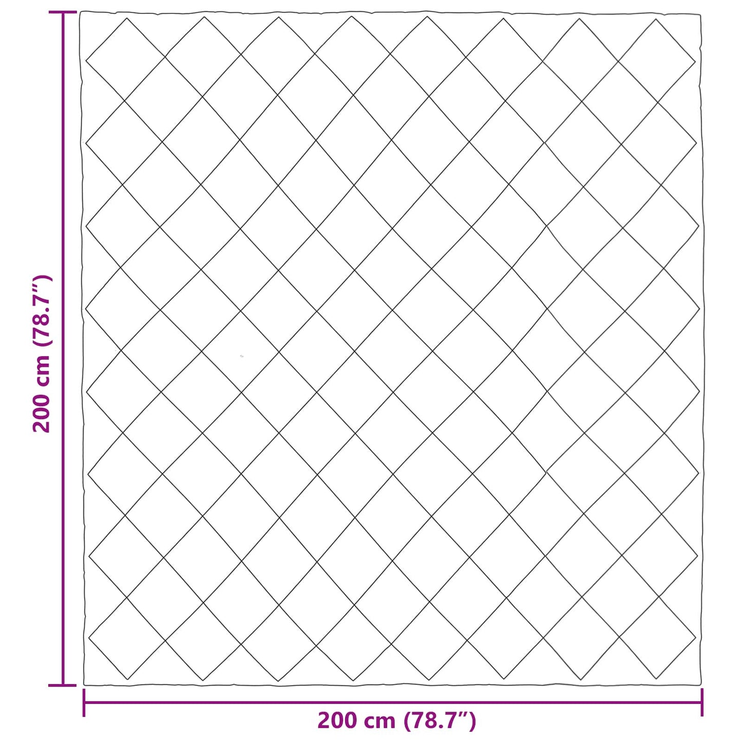 Full Year Duvet Black 200 x 200 cm Microfiber