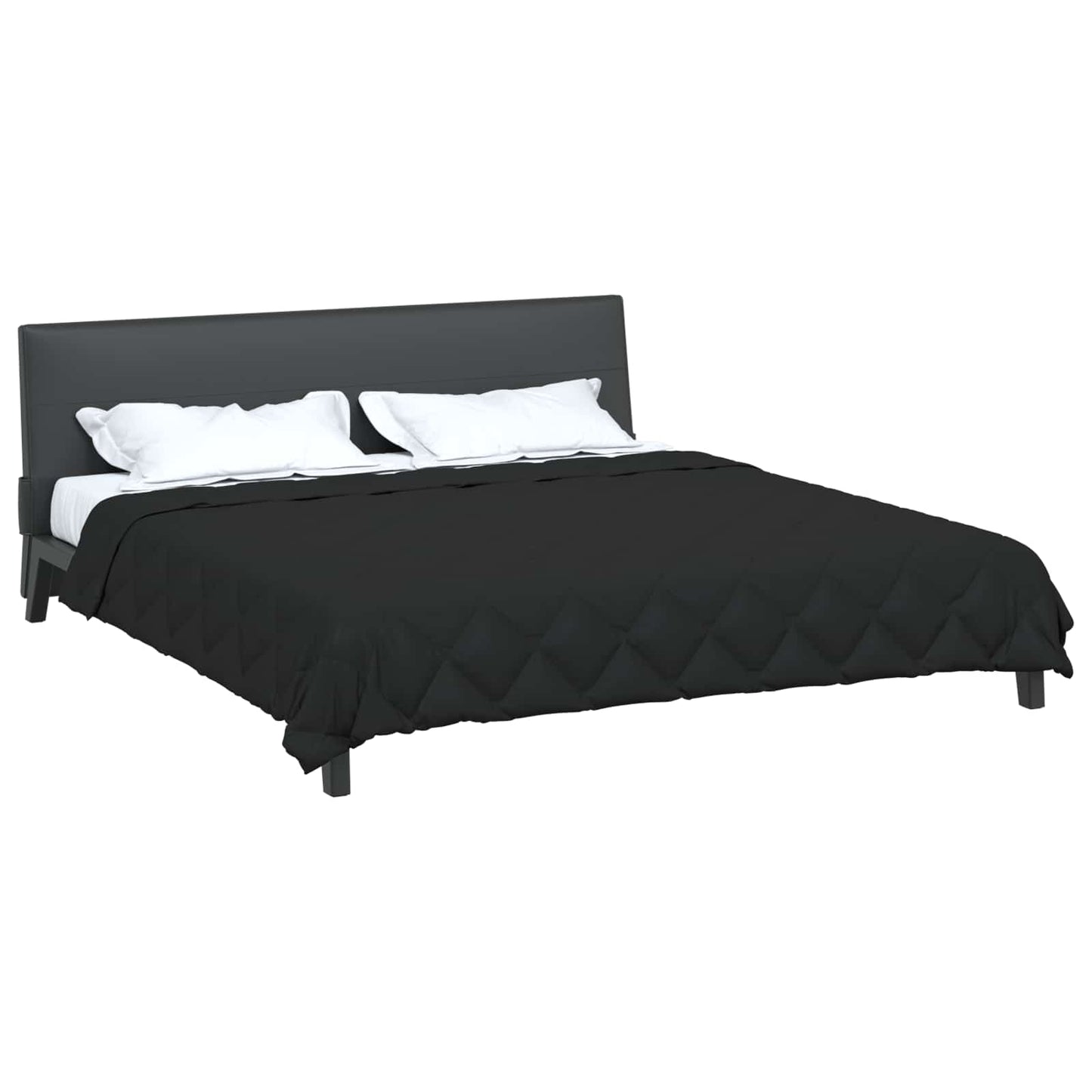 Full Year Duvet Black 220 x 240 cm Microfiber