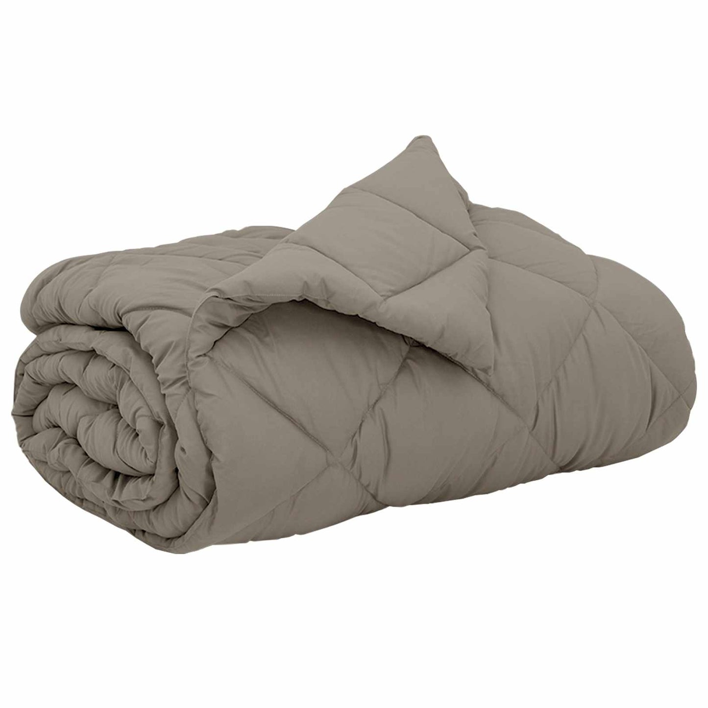 Full Year Duvet Light Grey 200 x 240 cm Microfiber