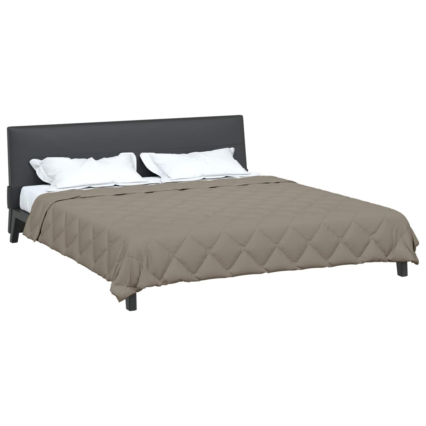 Full Year Duvet Light Grey 220 x 260 cm Microfiber