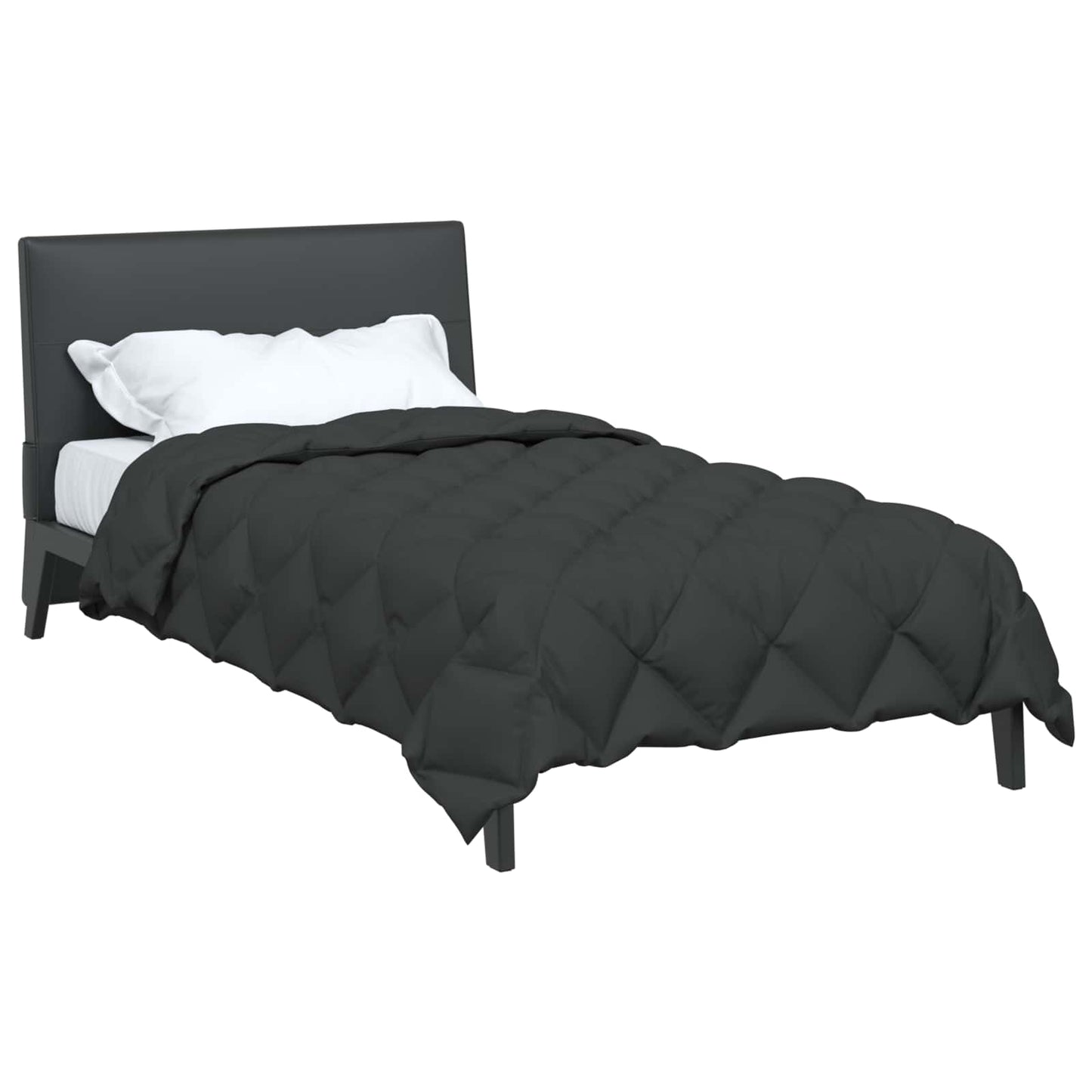 Winter Duvet Anthracite 140 x 220 cm Microfiber