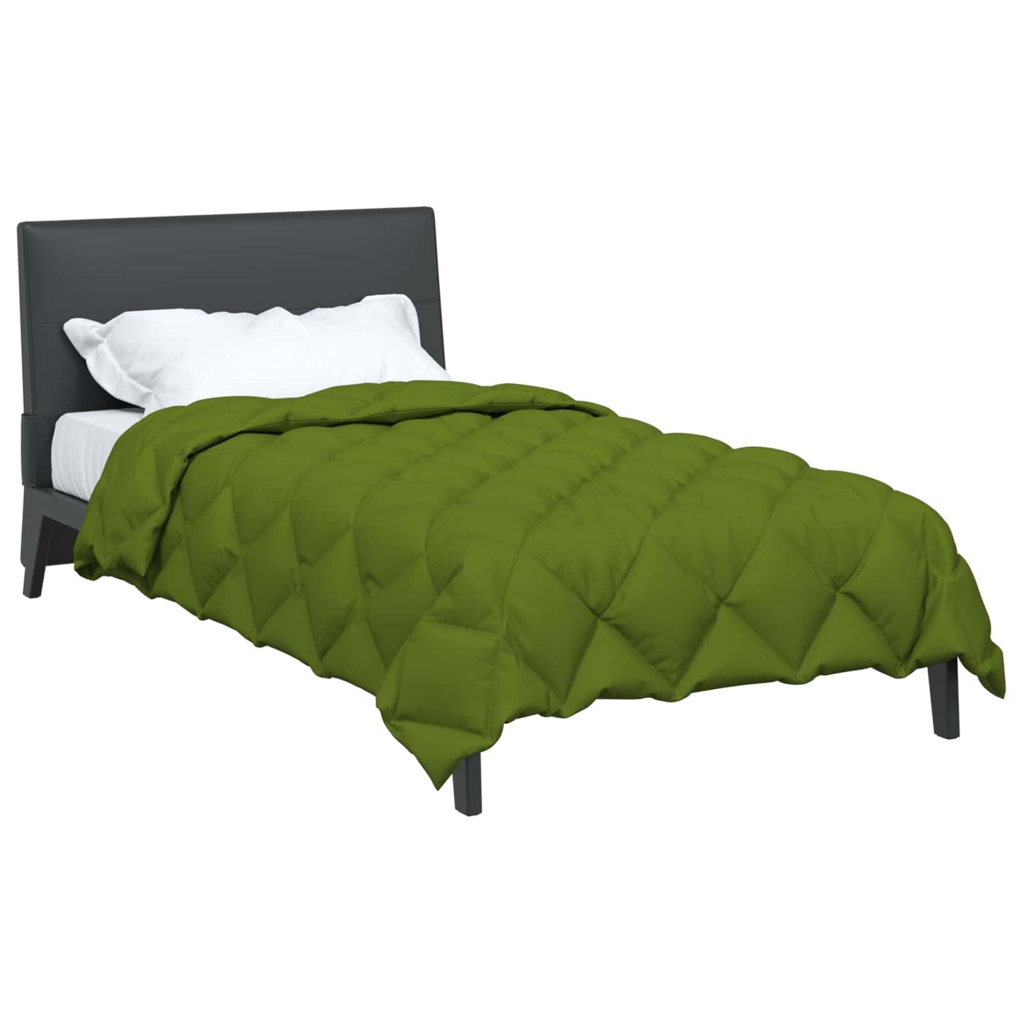 Winter Duvet Green 135 x 220 cm Microfiber